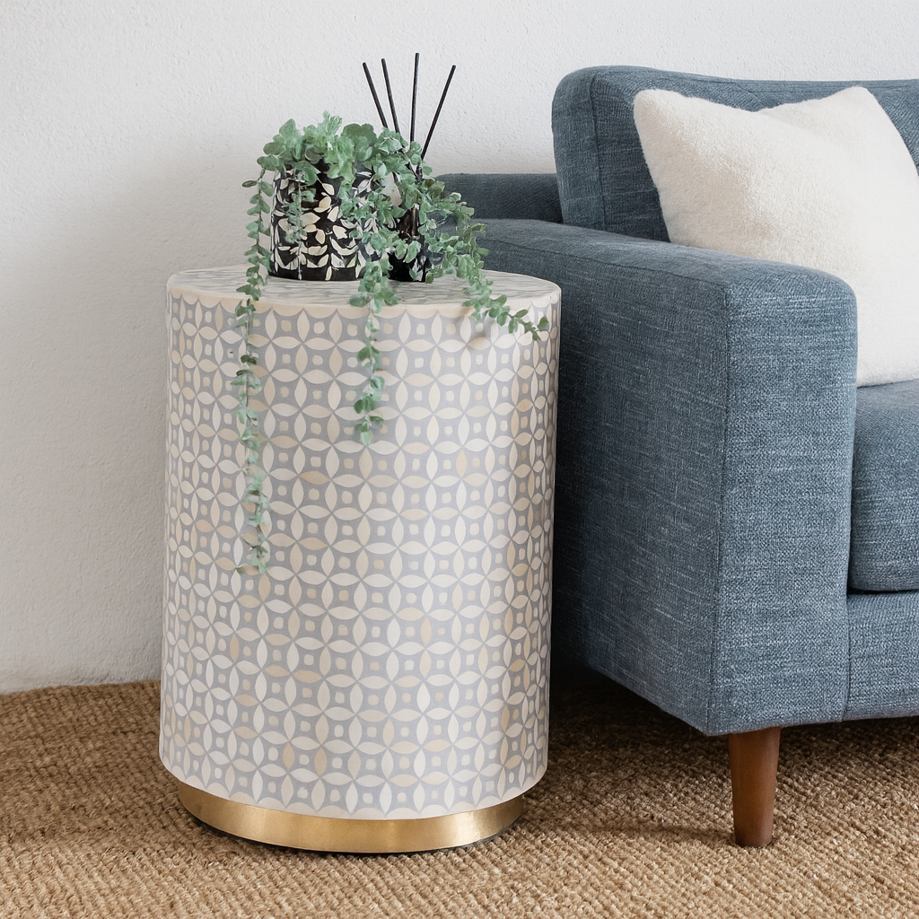 Ted Bone Inlay Stool