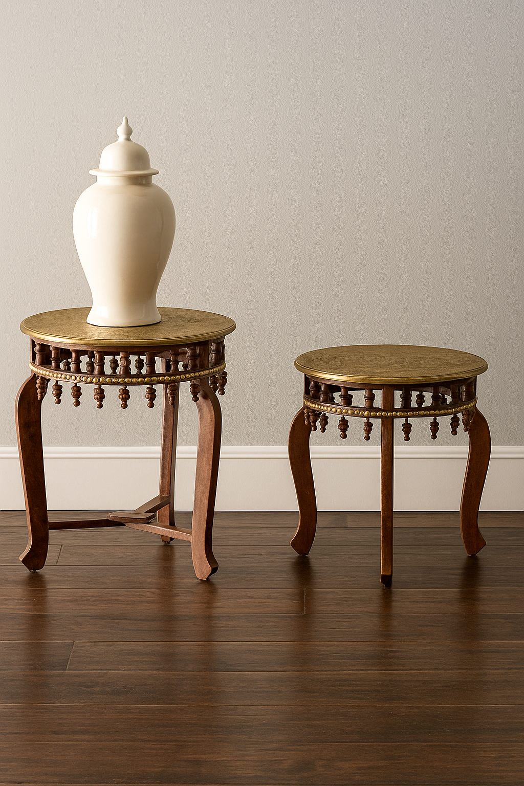Steven Wooden Table Set/2