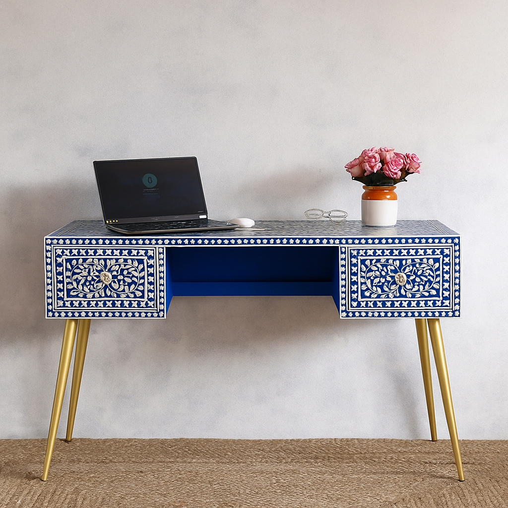 Alvin Bone Inlay Study Table