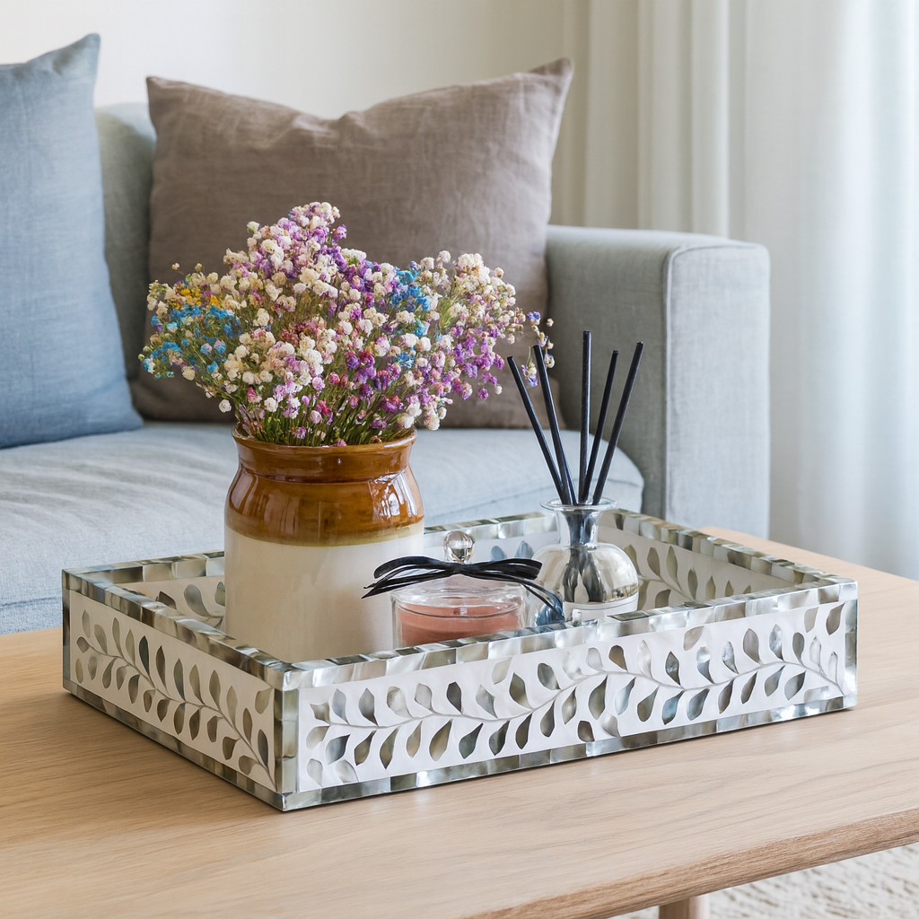 Trish Mother of Pearl Inlay Tray