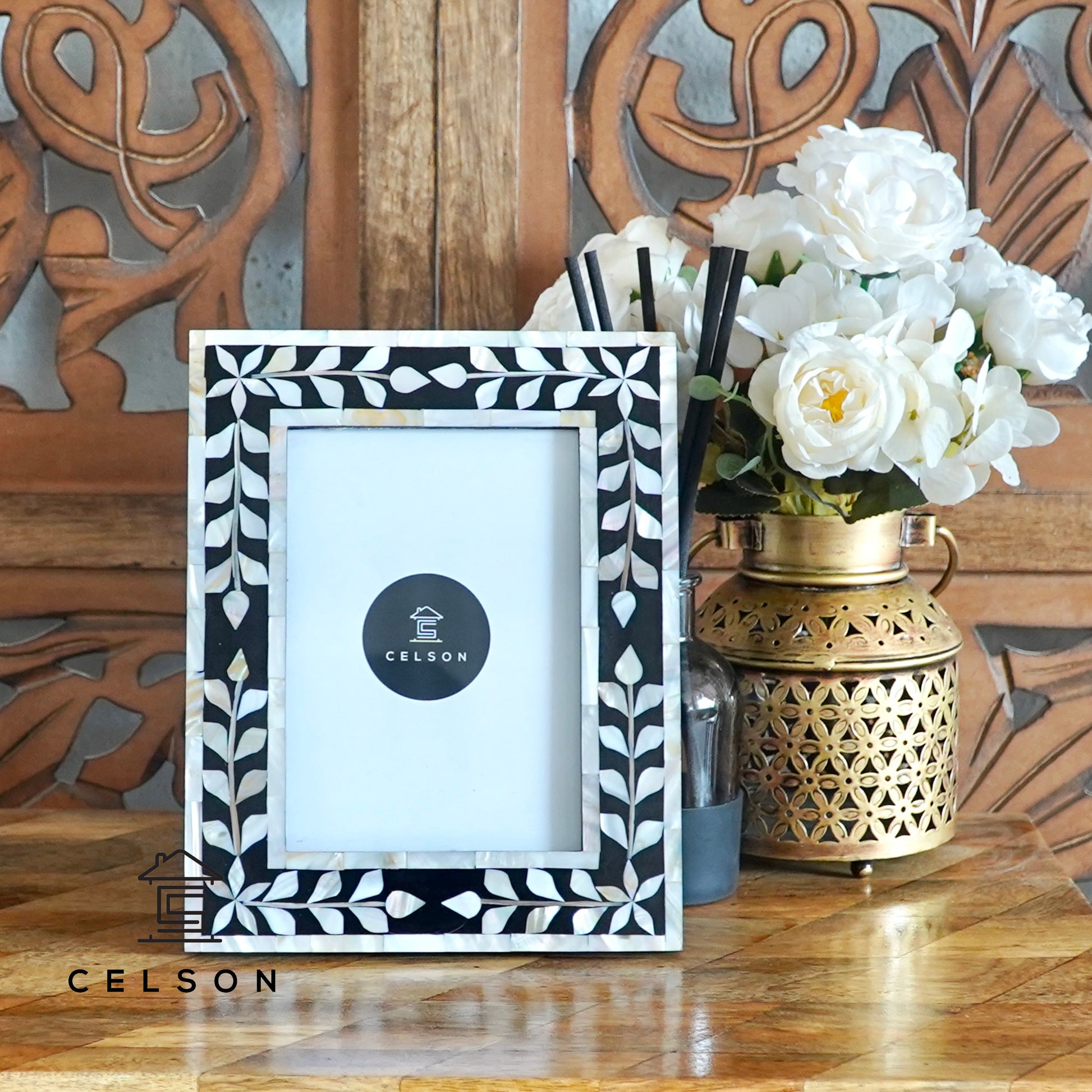 Ivan Mother of Pearl Inlay Photo Frame