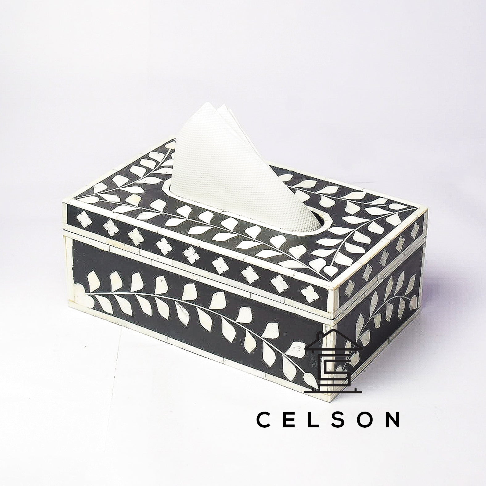 Isla Bone Inlay Tissue Box