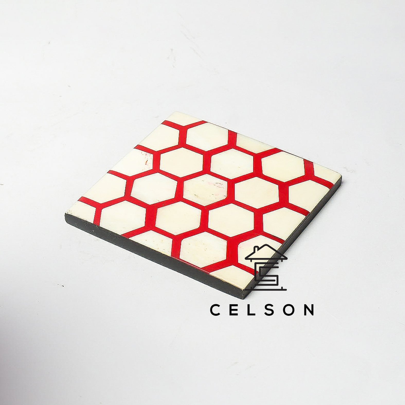 Honey Bone Inlay Coasters