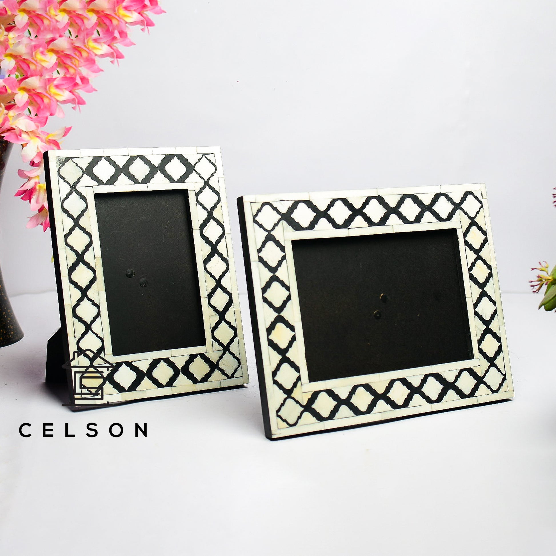 Nina Bone Inlay Photo Frame