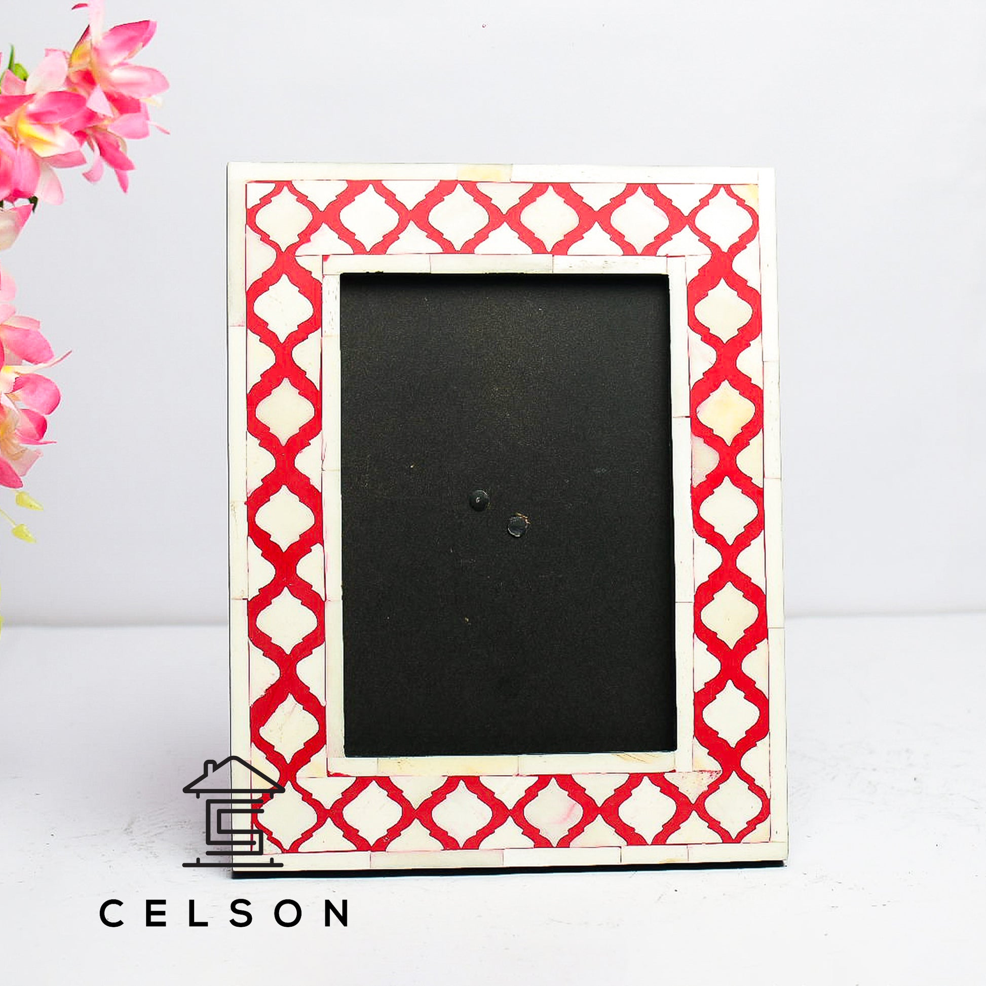 Ziva Bone Inlay Photo Frame