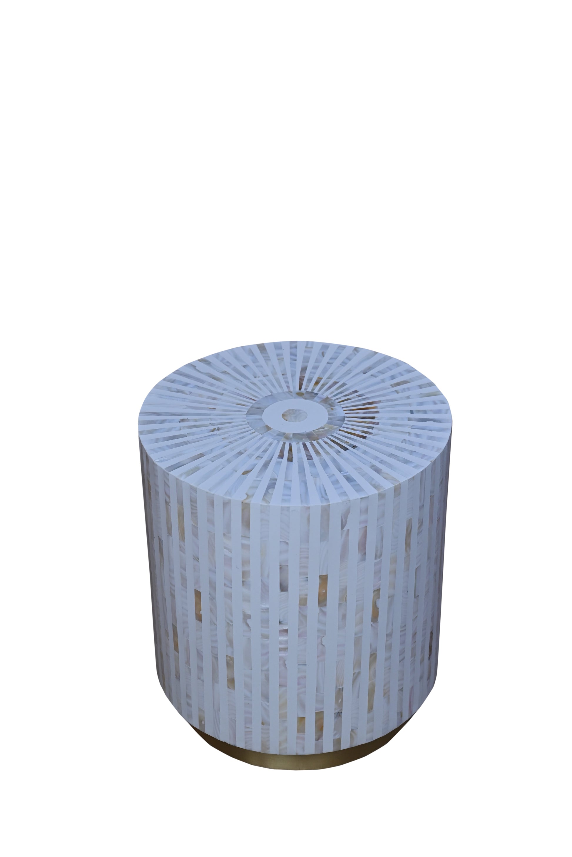 Keyari Mother of Pearl Inlay Stool
