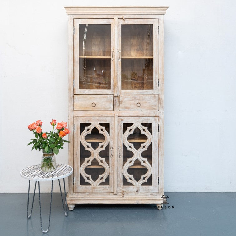 Rolo Carved Bookcase