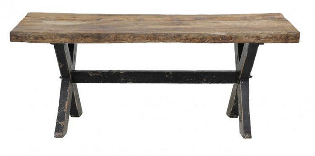 Shrile Carved Wooden Console Table