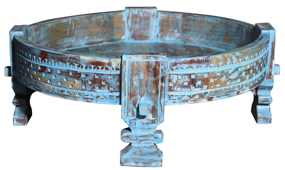 Emma Wooden Chakki Coffee Table
