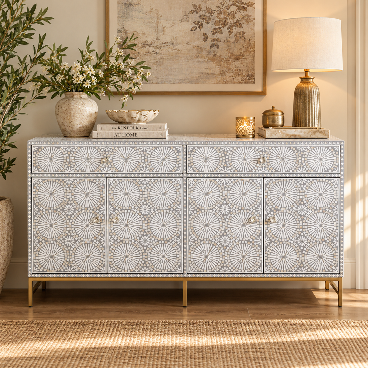 Janet Mother of Pearl Inlay Sideboard