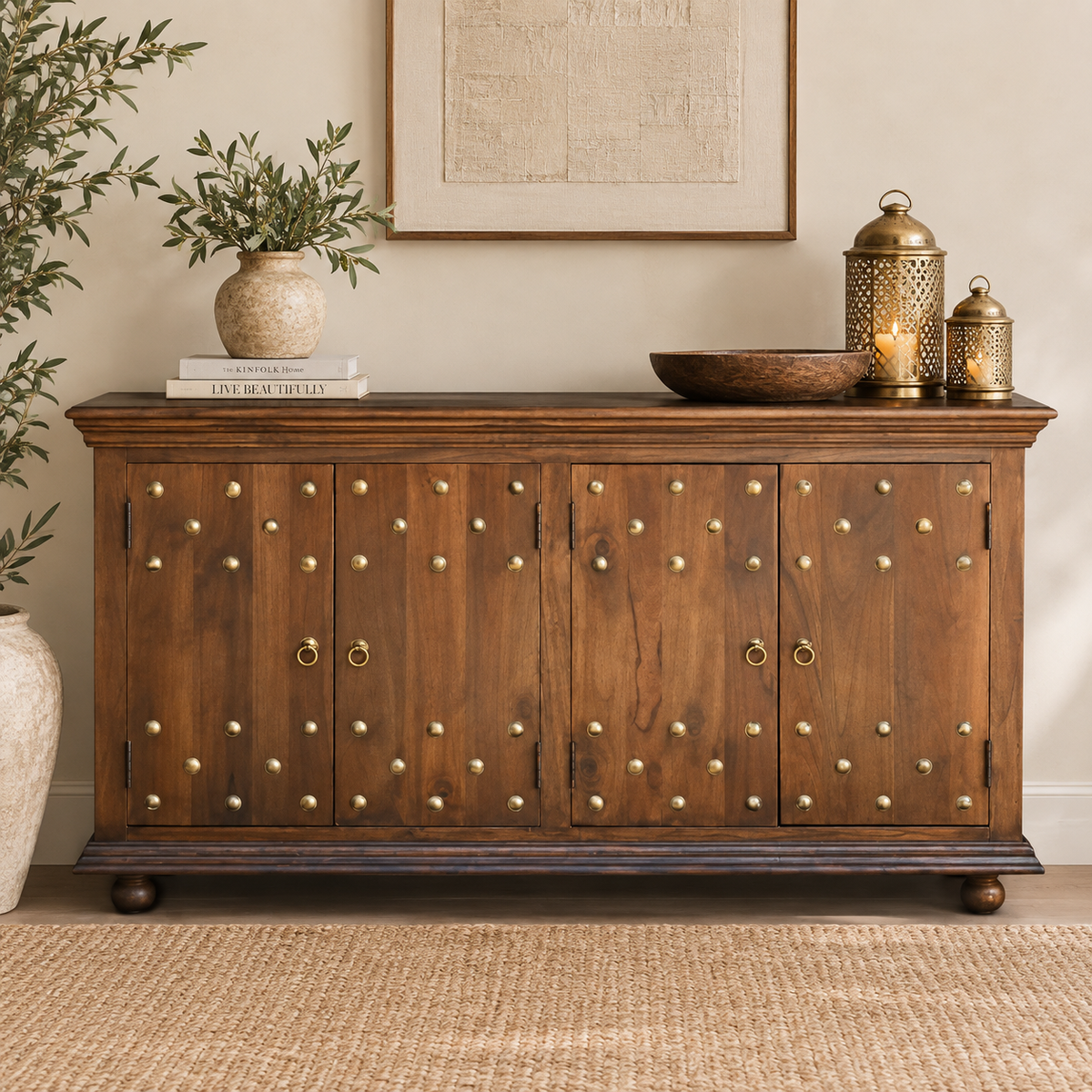 Nonso Hand Carved Sideboard