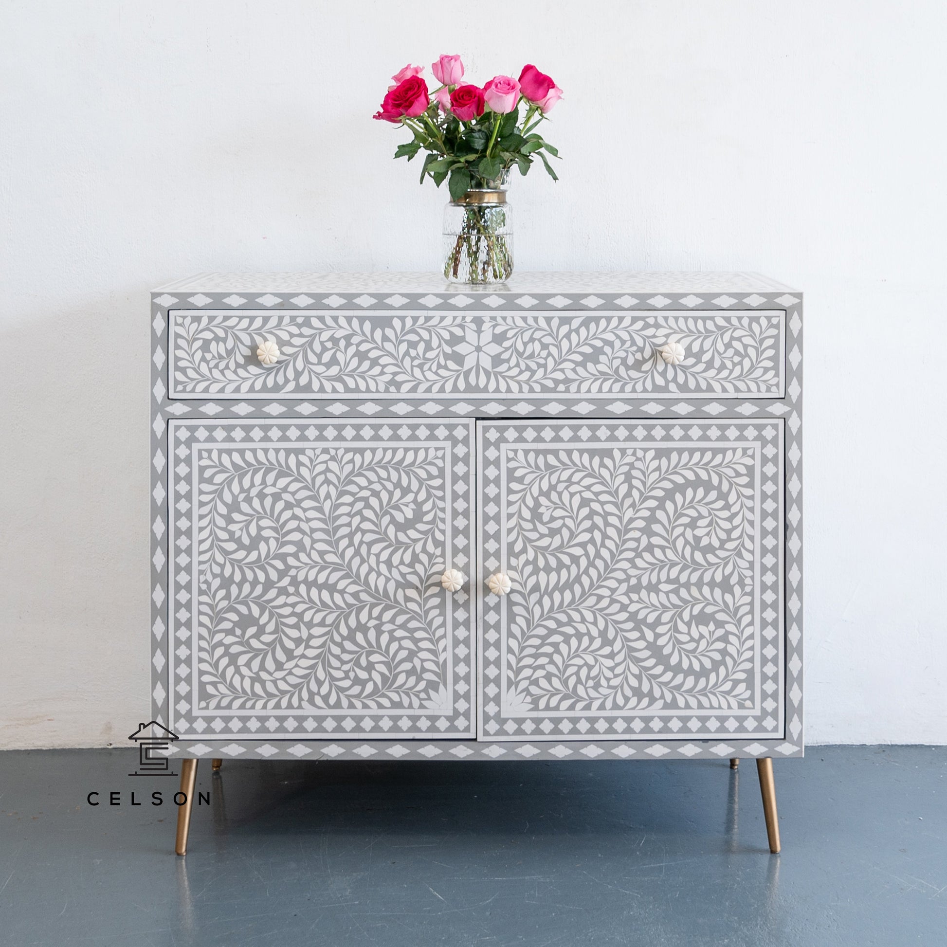 Raghav Resin Inlay Chest