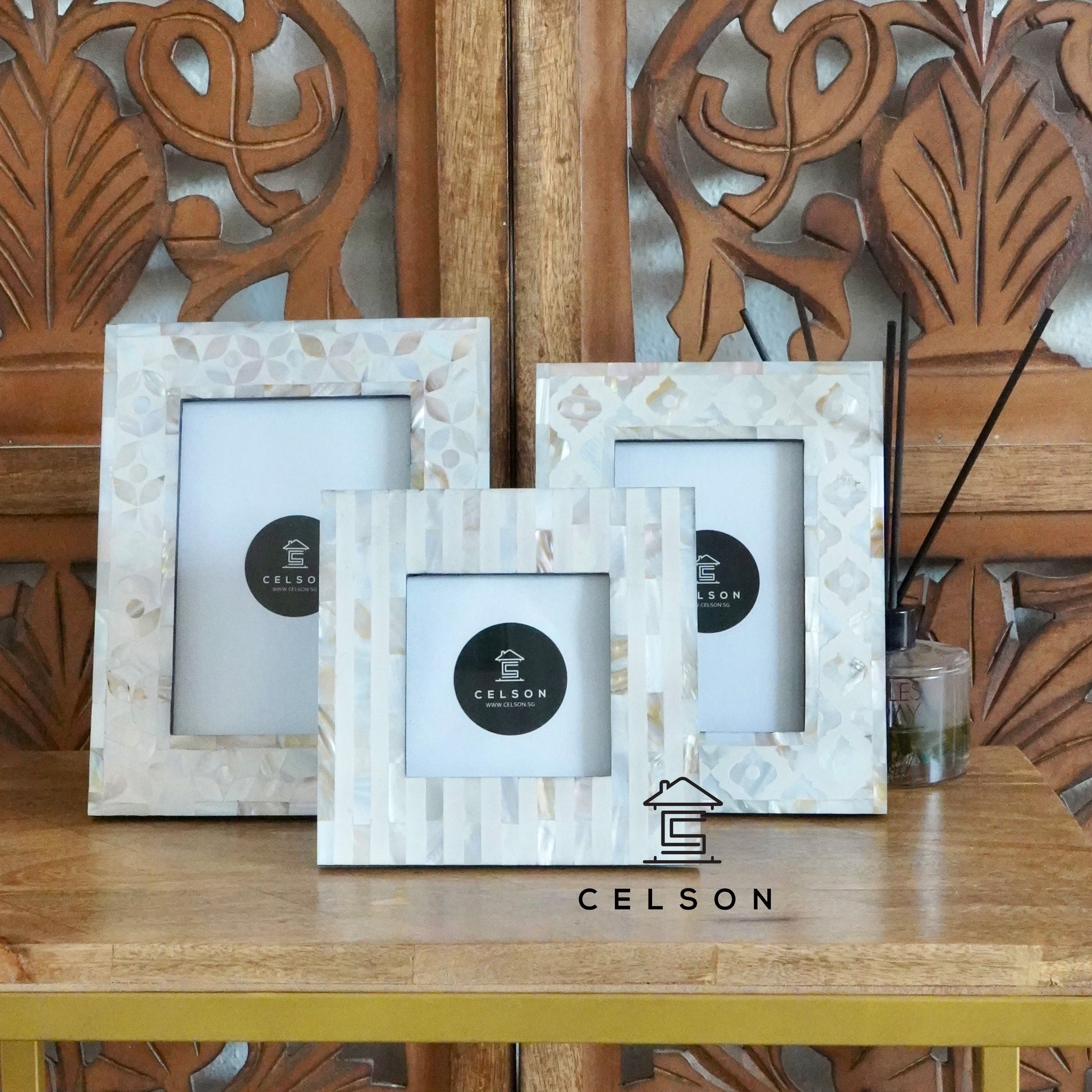 Arleo Mother of Pearl Inlay Photo Frame