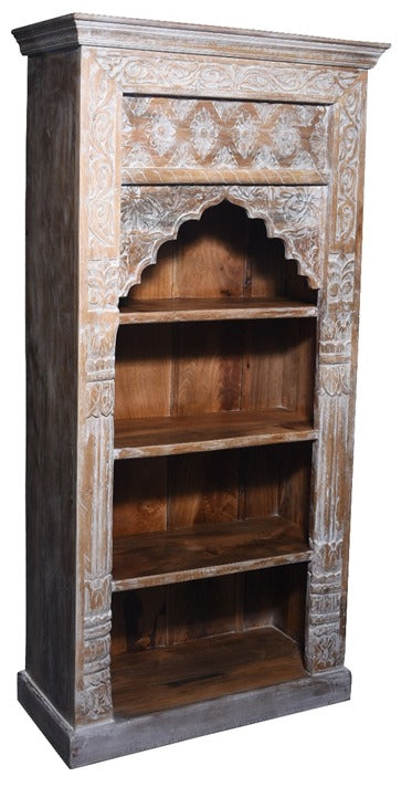 Hlynur Carved Bookshelf