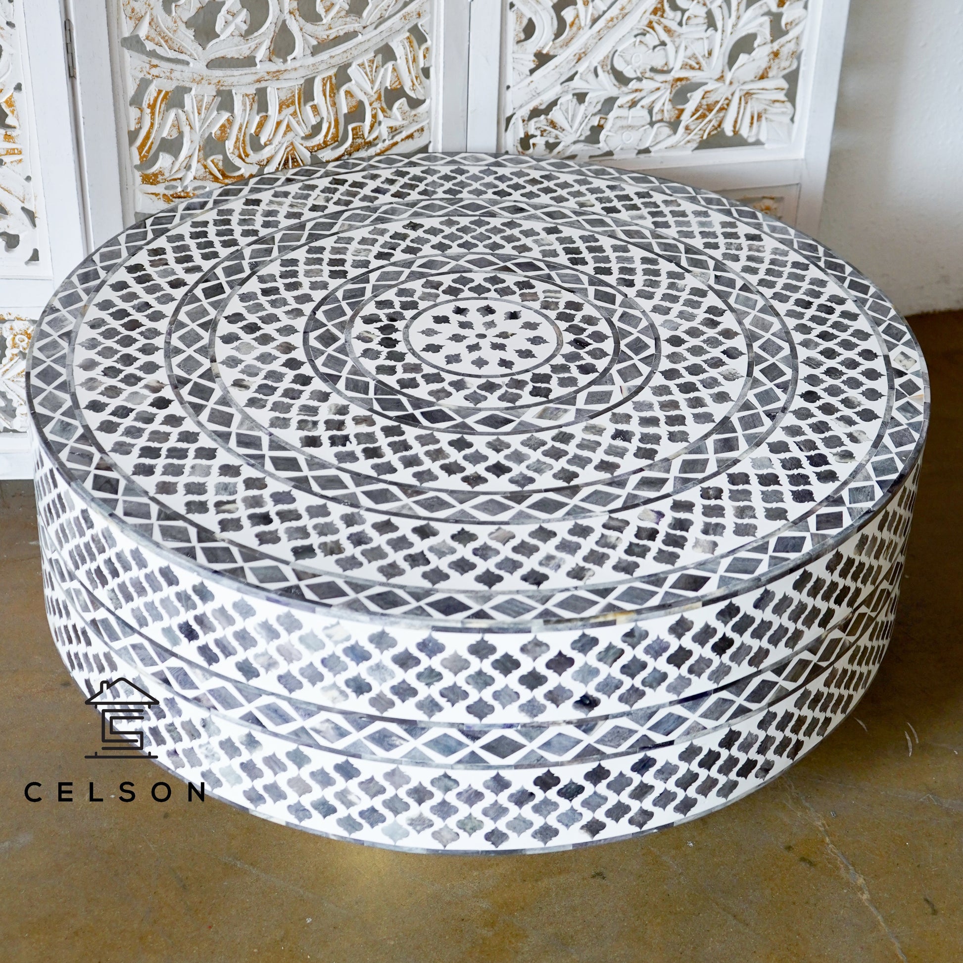 Ramaa Bone Inlay Coffee Table