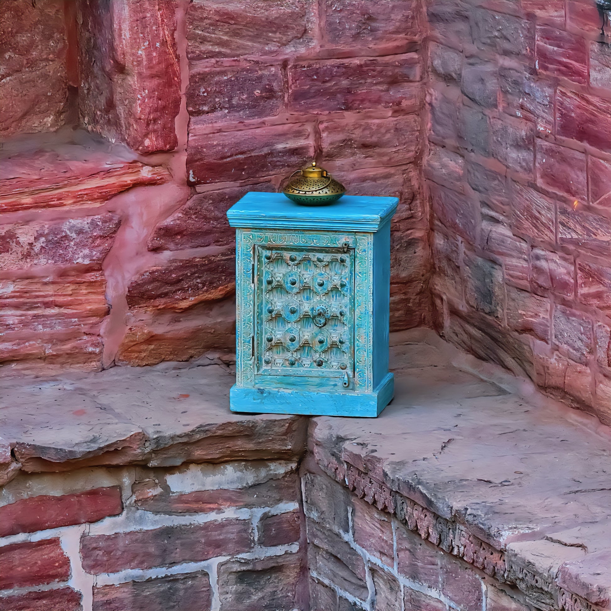 Baori Wooden Bedside Table