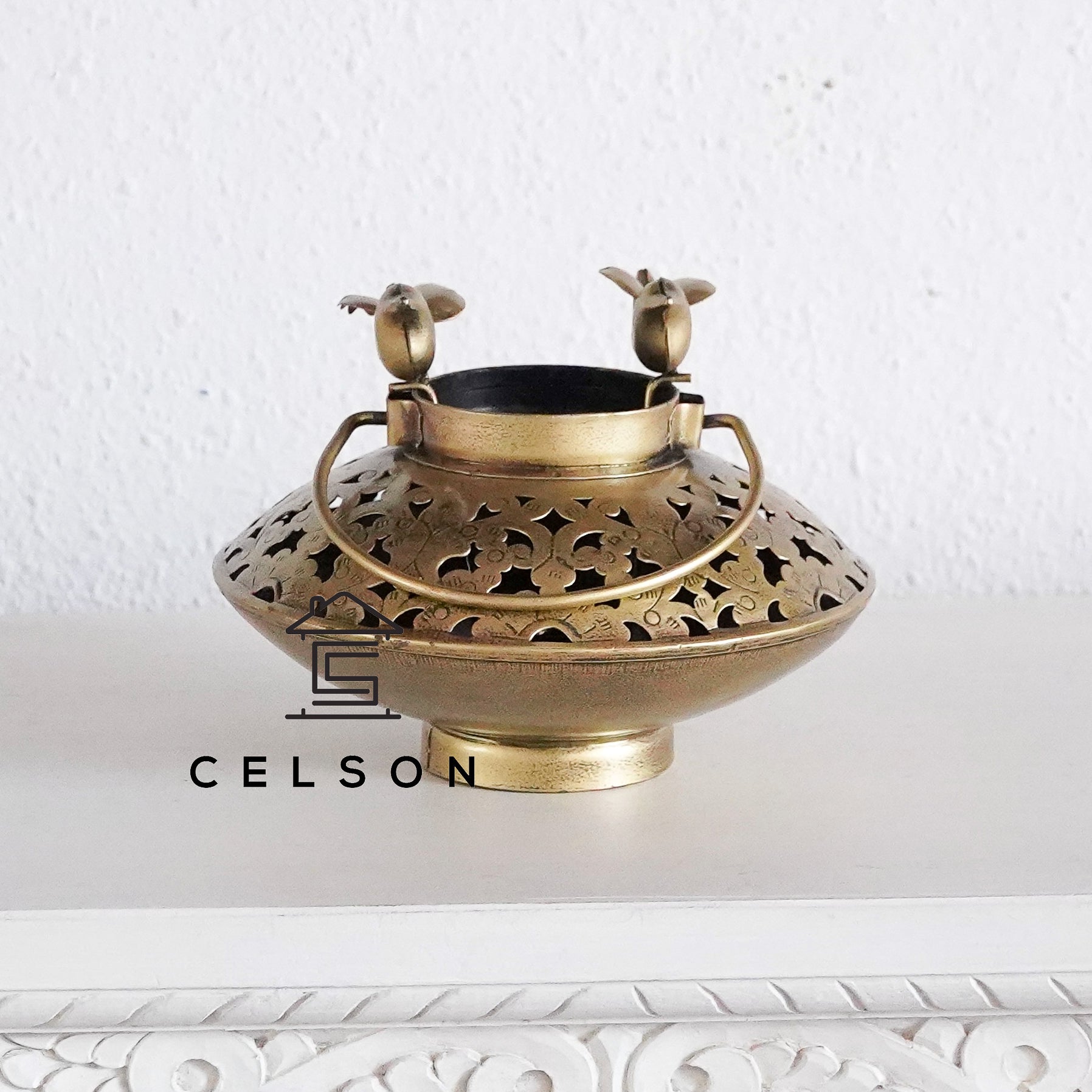 Utsav Antique Brass Lantern