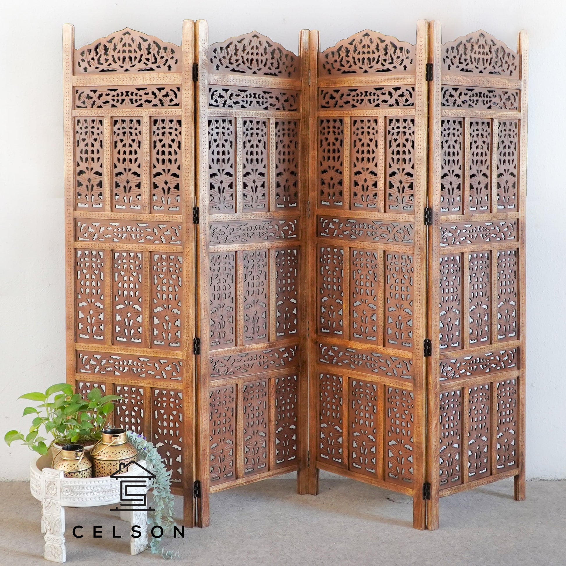 Lois Carved Room Divider