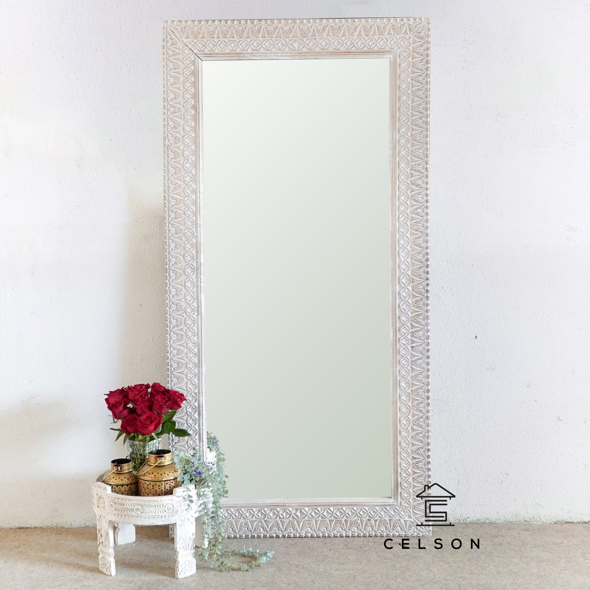 Ruvi Indian Distressed Mirror