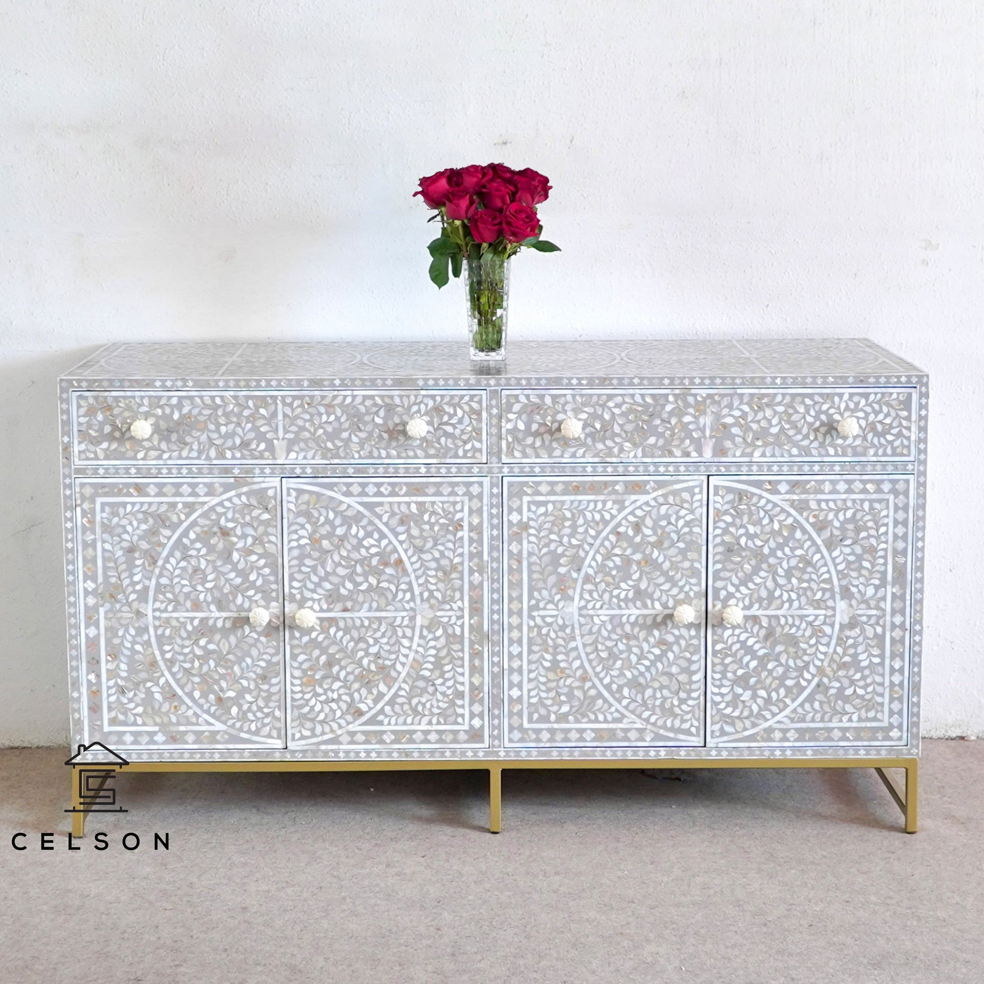 James Mother of Pearl Inlay Sideboard