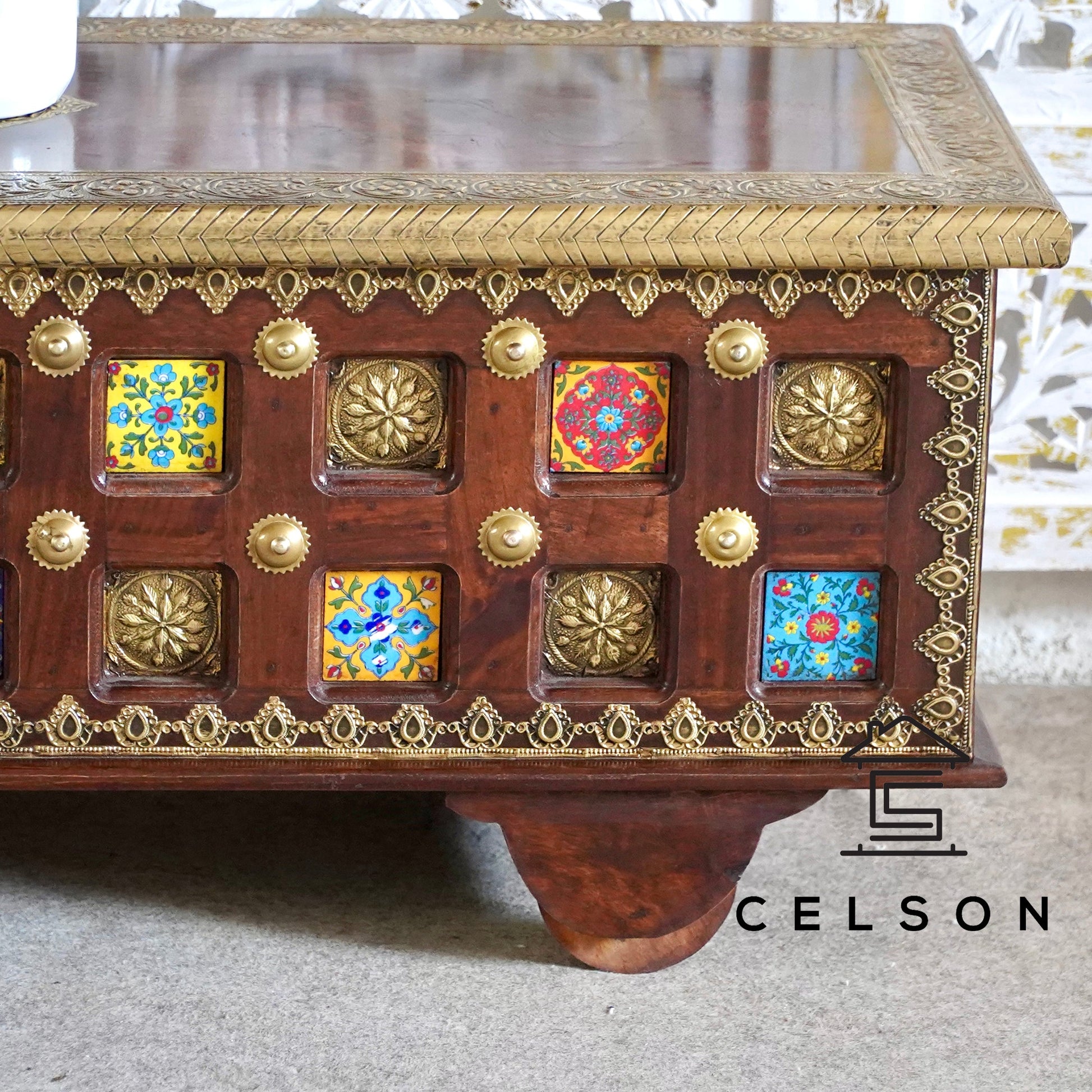 Lucas Wooden Storage Trunk