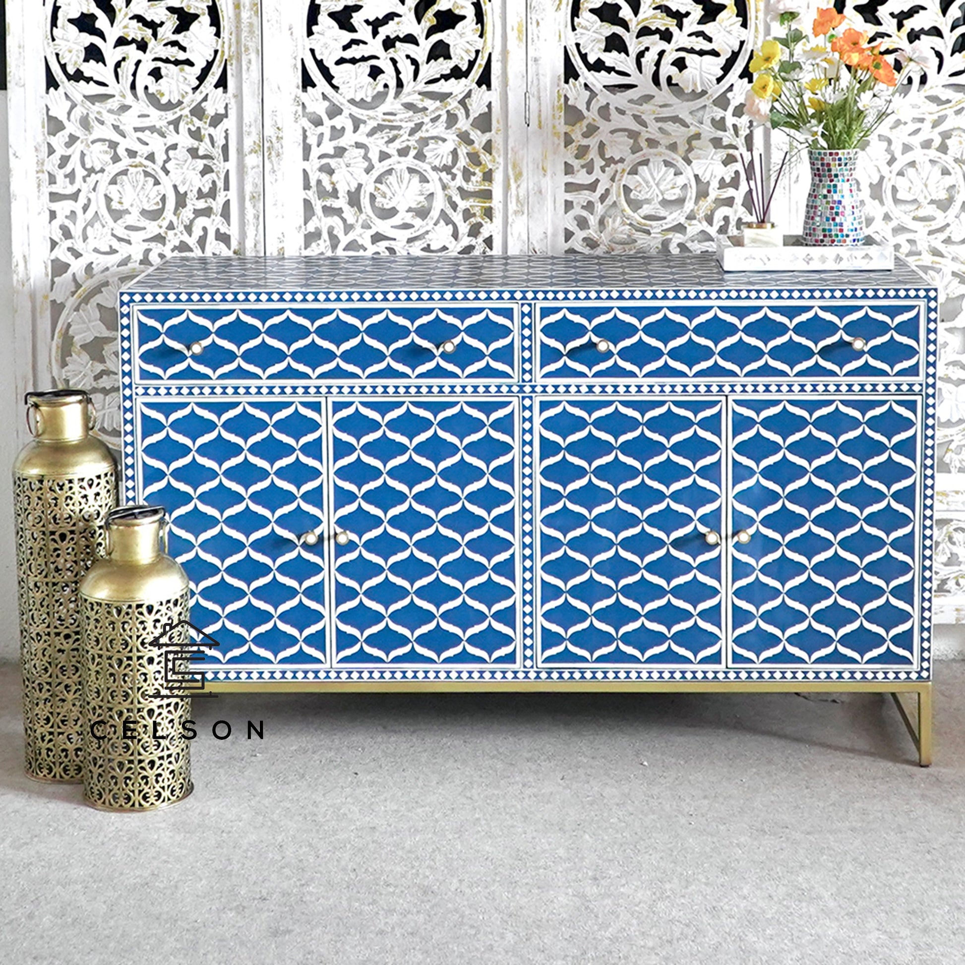 Joshua Bone Inlay Sideboard