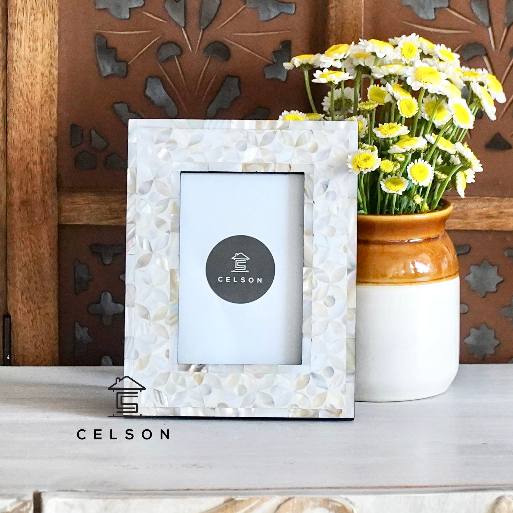 Mia Mother of Pearl Inlay Photo Frame