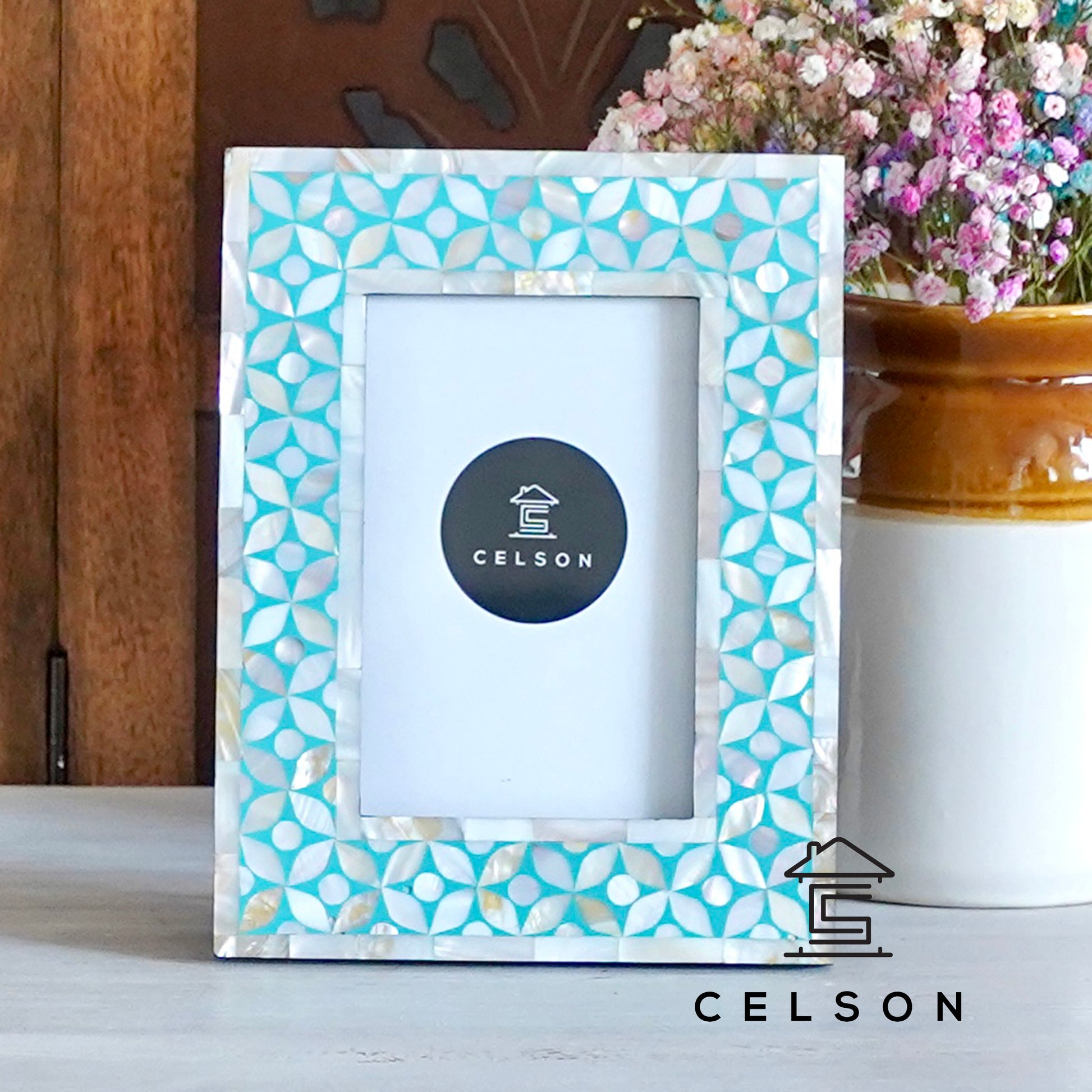 Adam Mother of Pearl Inlay Photo Frame