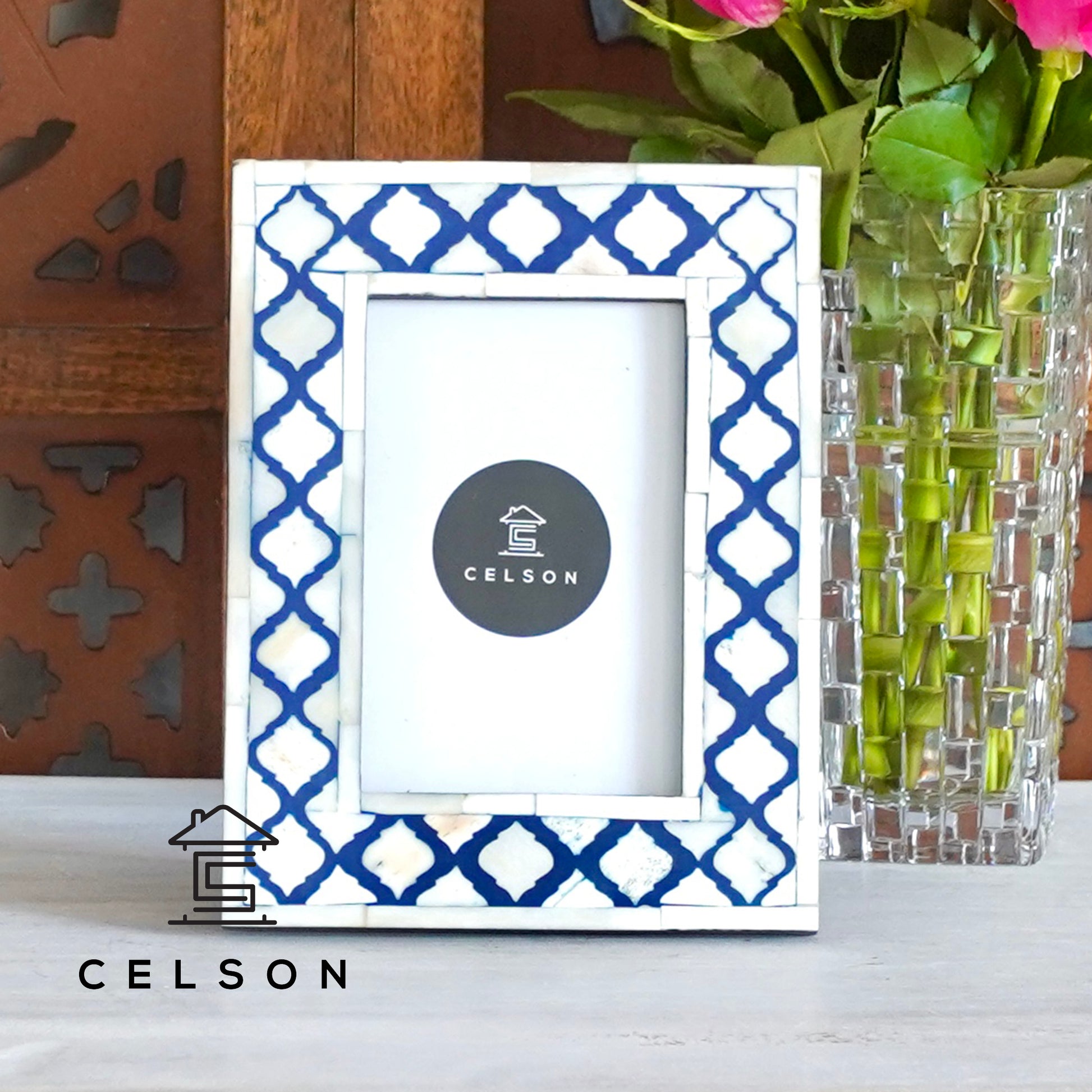 Aadi Bone Inlay Photo Frame