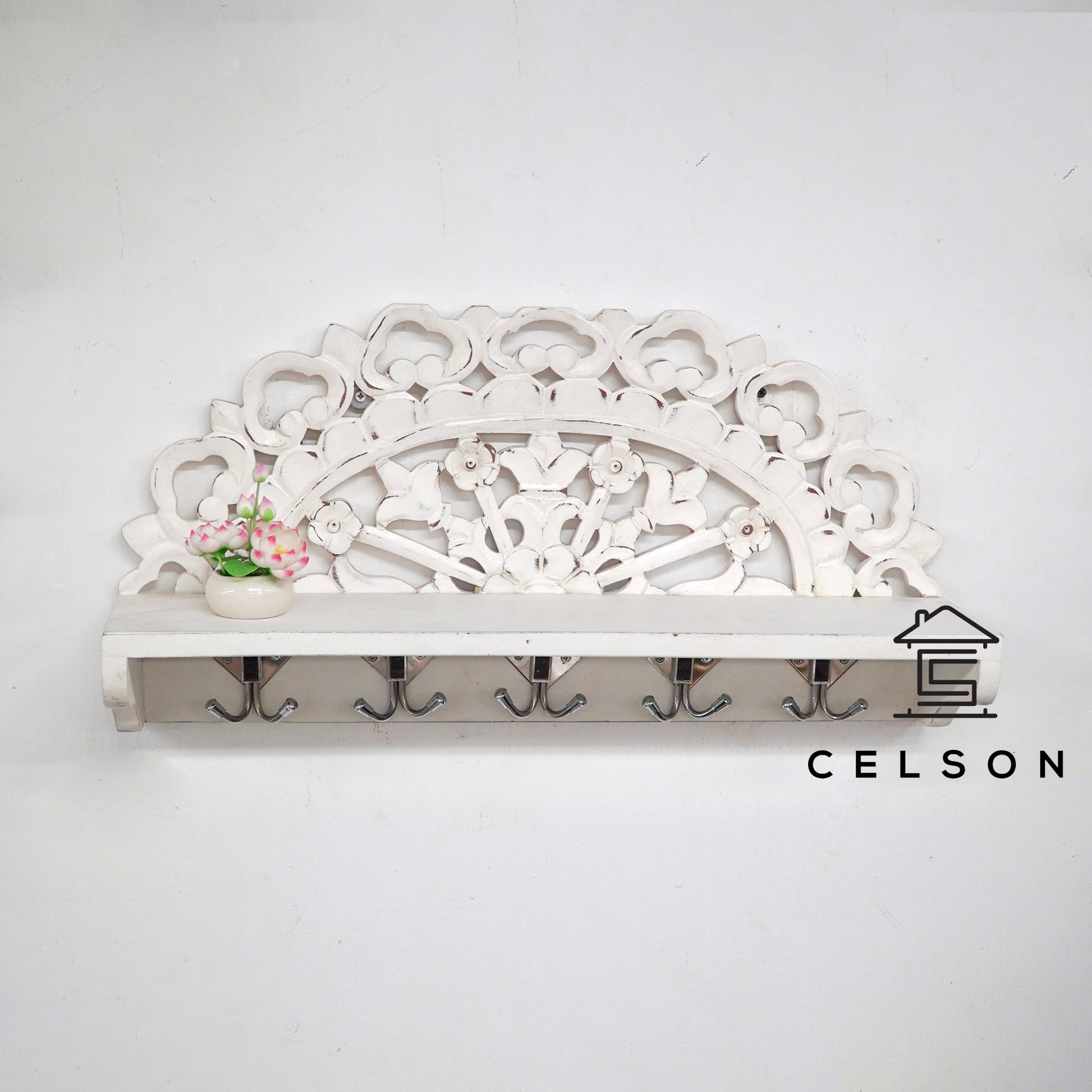 Shilpi Hand Carved Wall Shelf