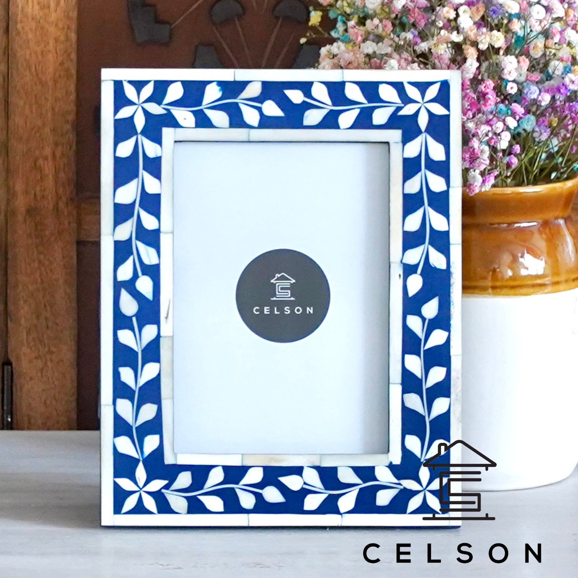 Andie Bone Inlay Photo Frame