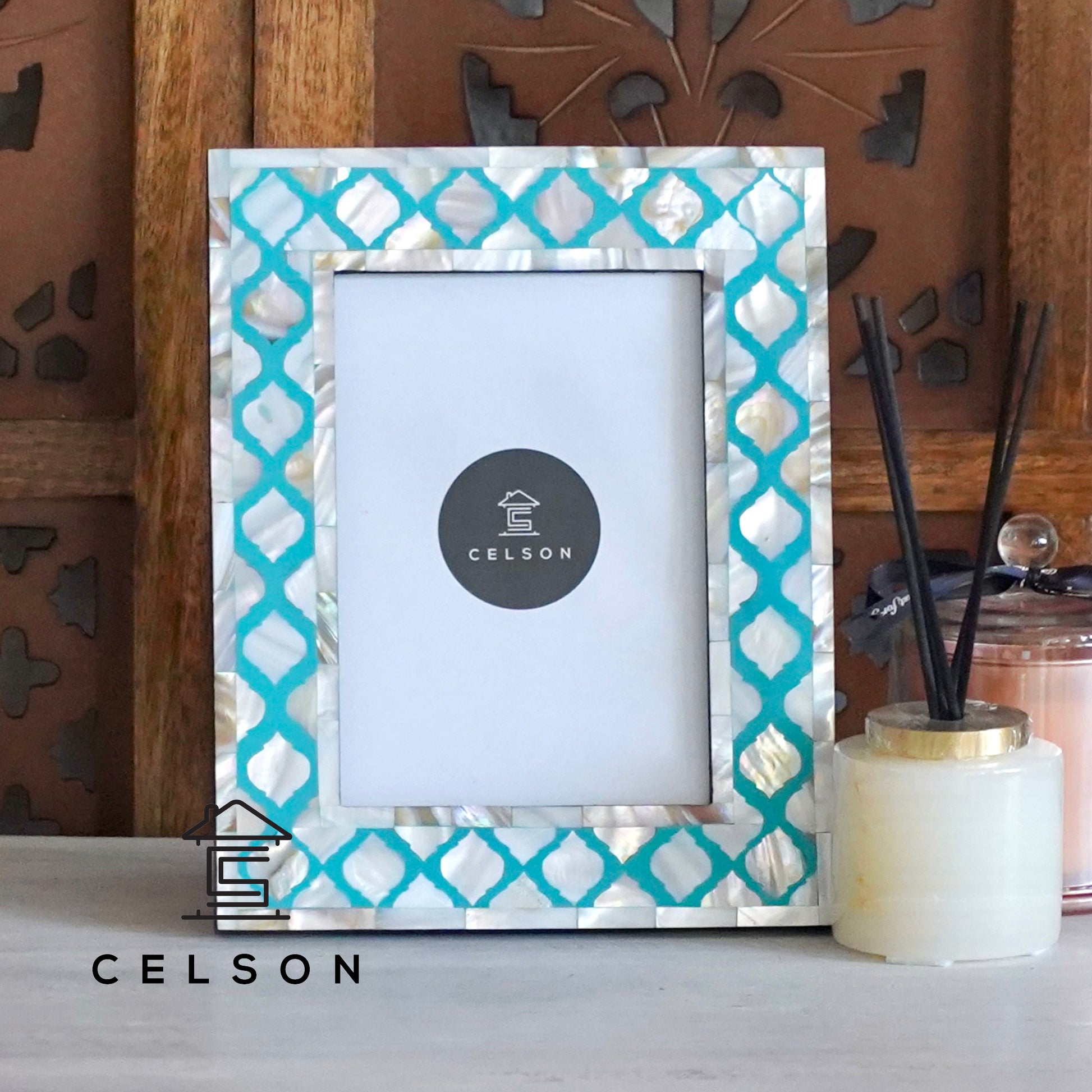 Rabia Mother of Pearl Inlay Photo Frame