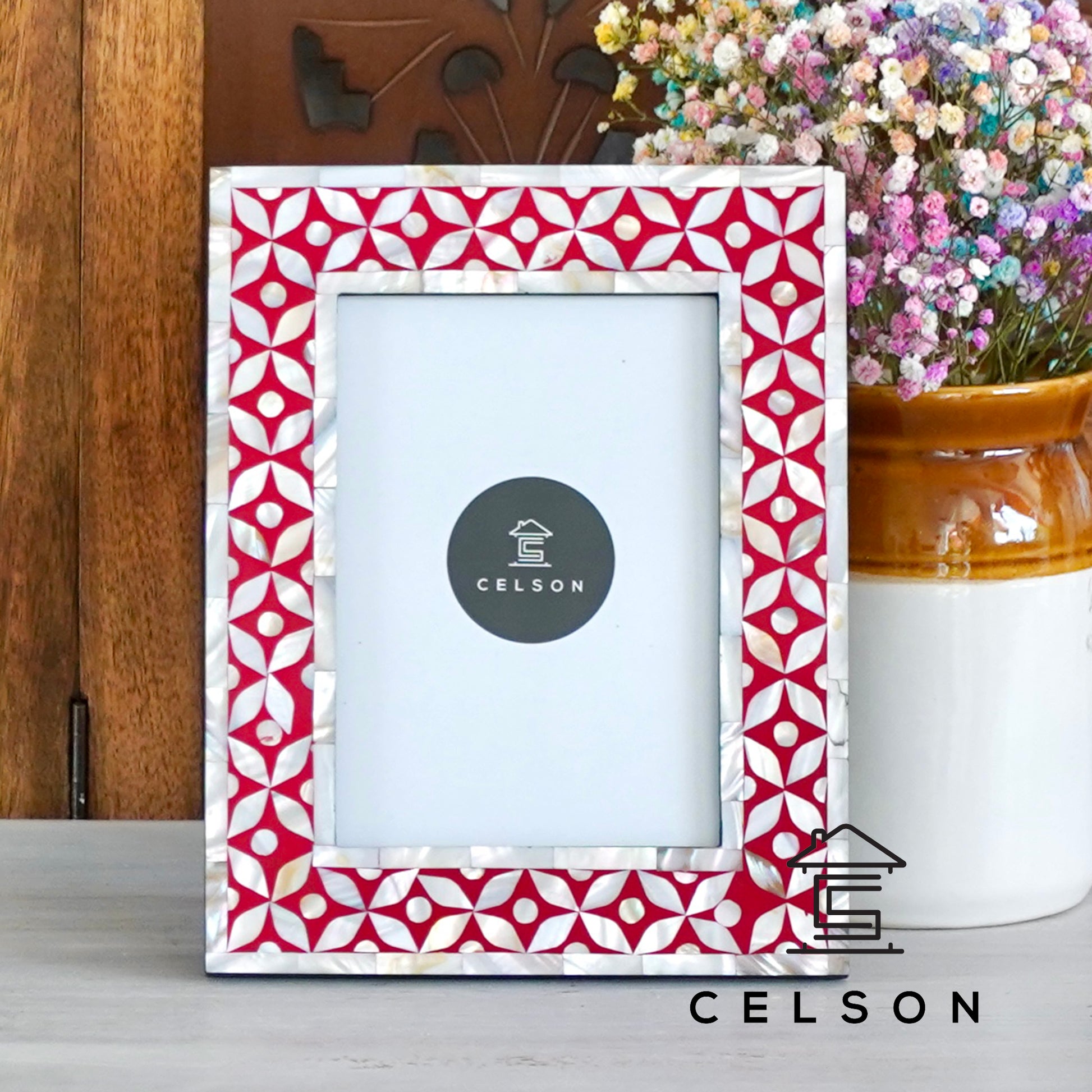 Ivy Mother of Pearl Inlay Photo Frame