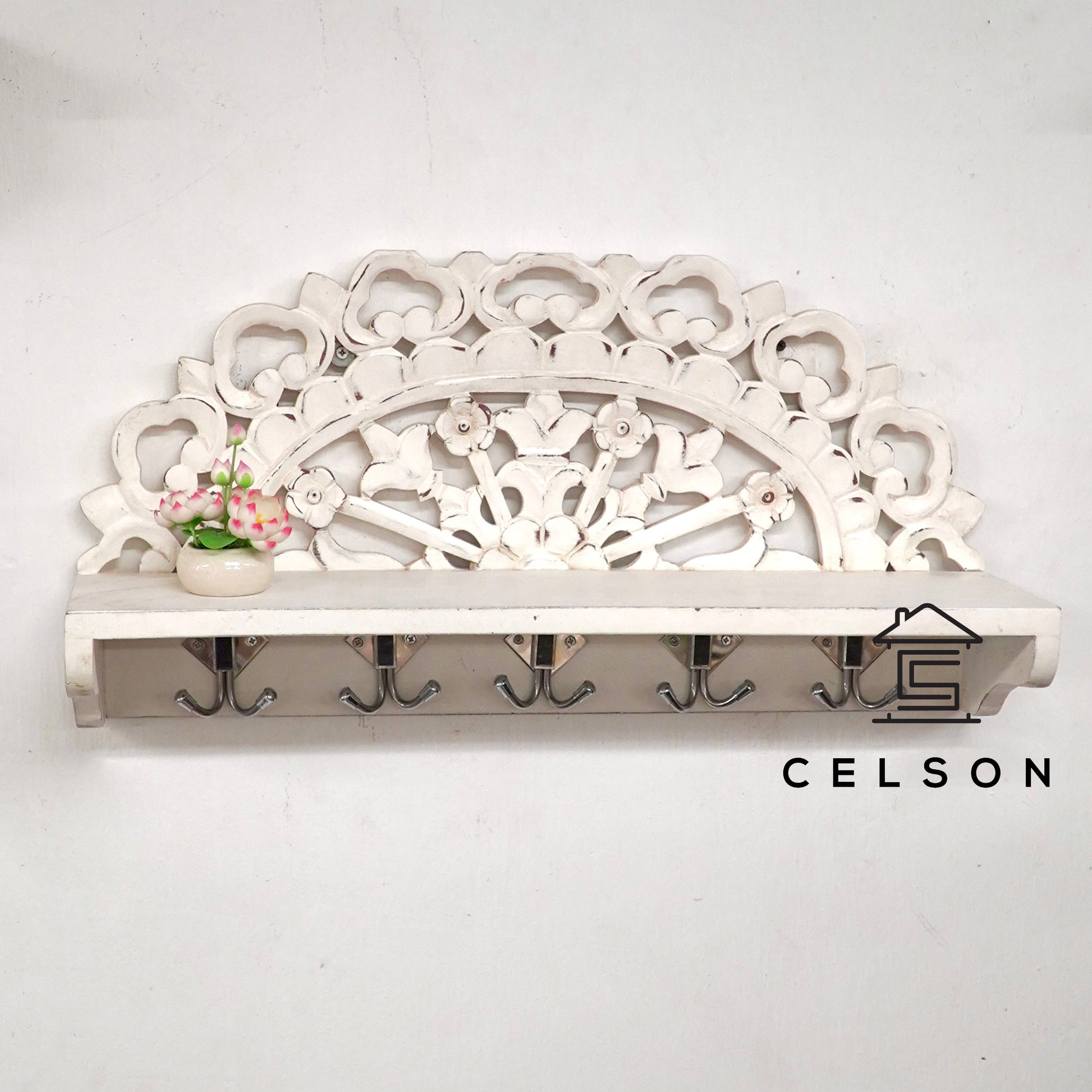 Shilpi Hand Carved Wall Shelf