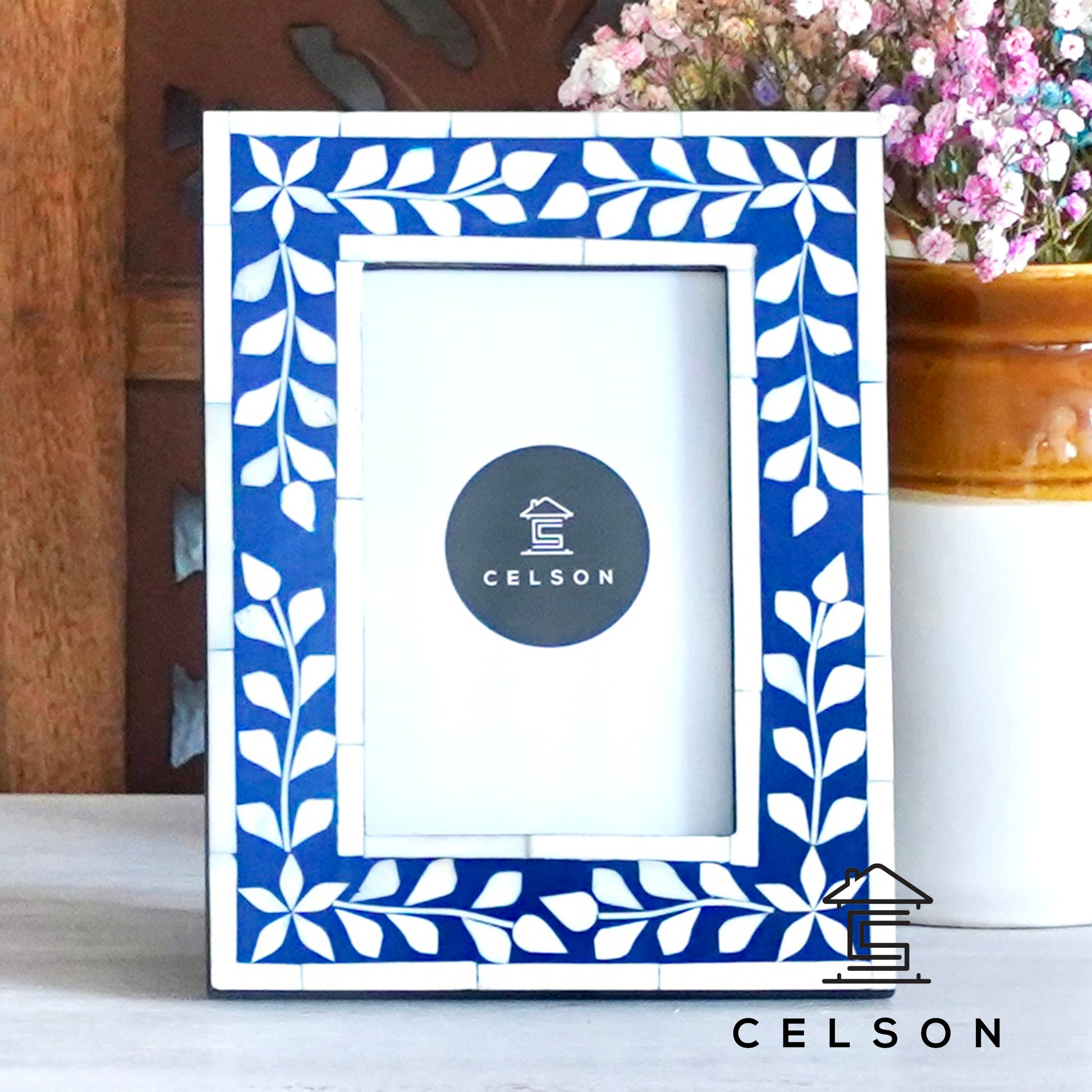 Andie Bone Inlay Photo Frame