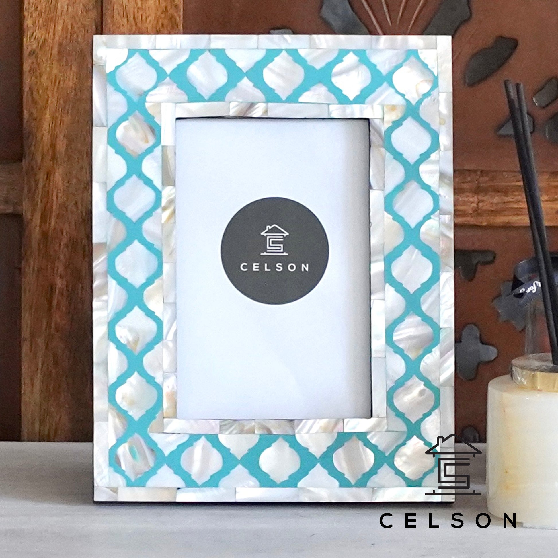 Rabia Mother of Pearl Inlay Photo Frame