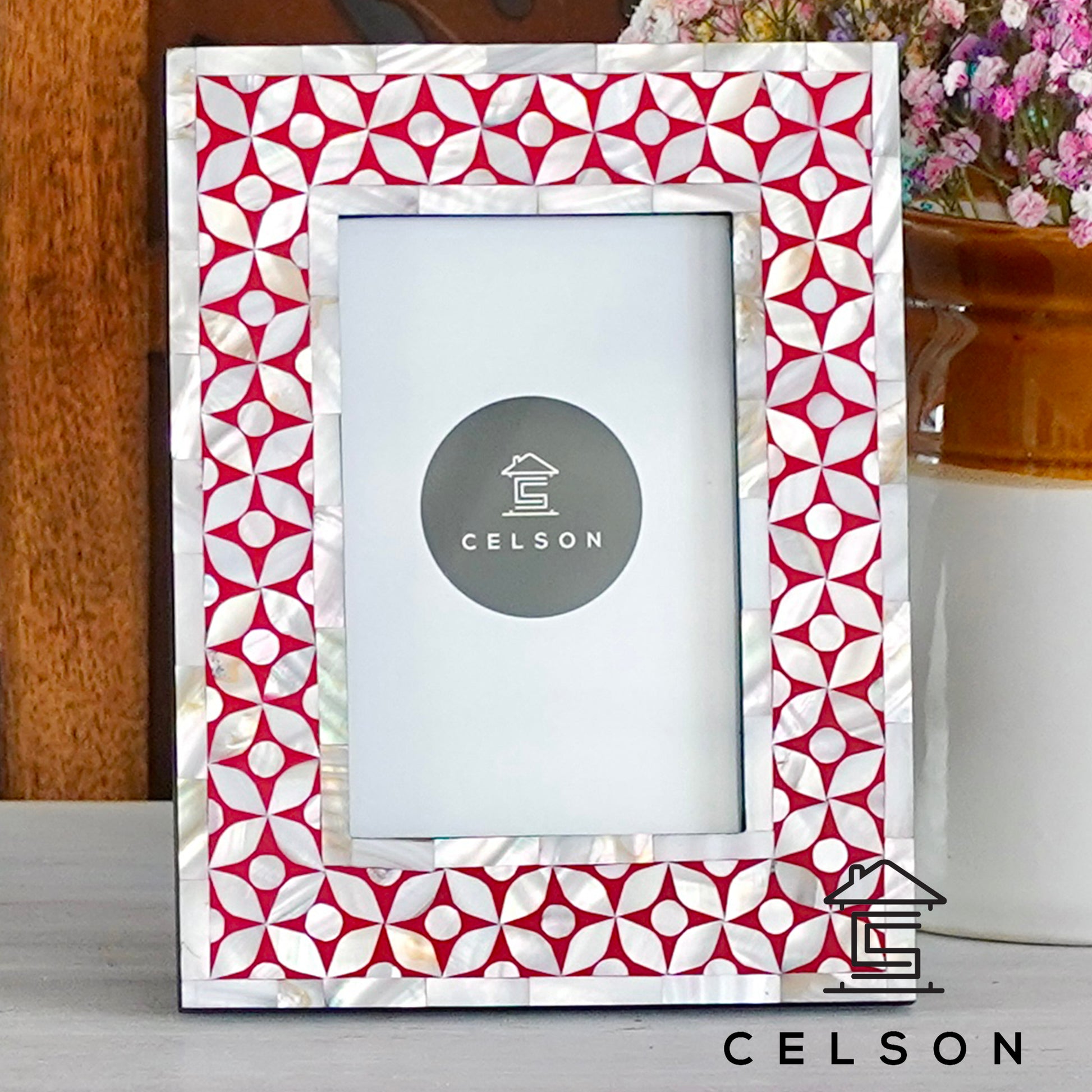 Ivy Mother of Pearl Inlay Photo Frame