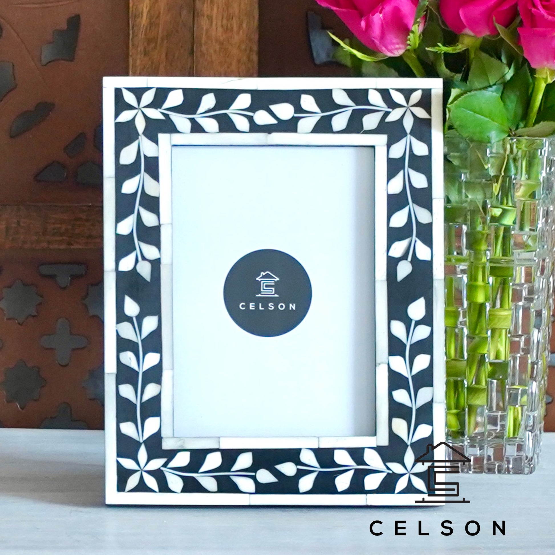 Erica Bone Inlay Photo Frame