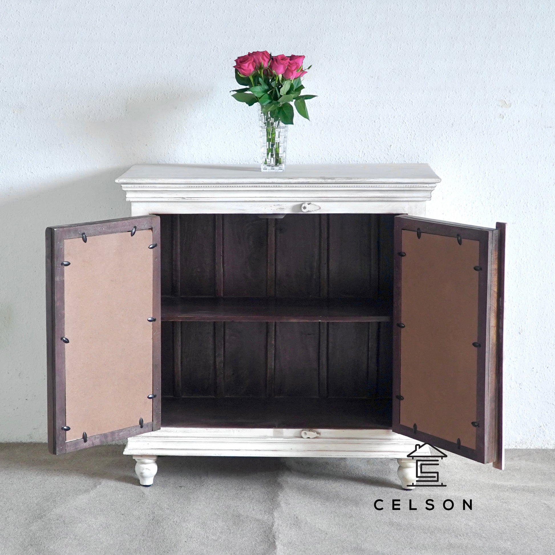 Bella Carved Wooden Chest