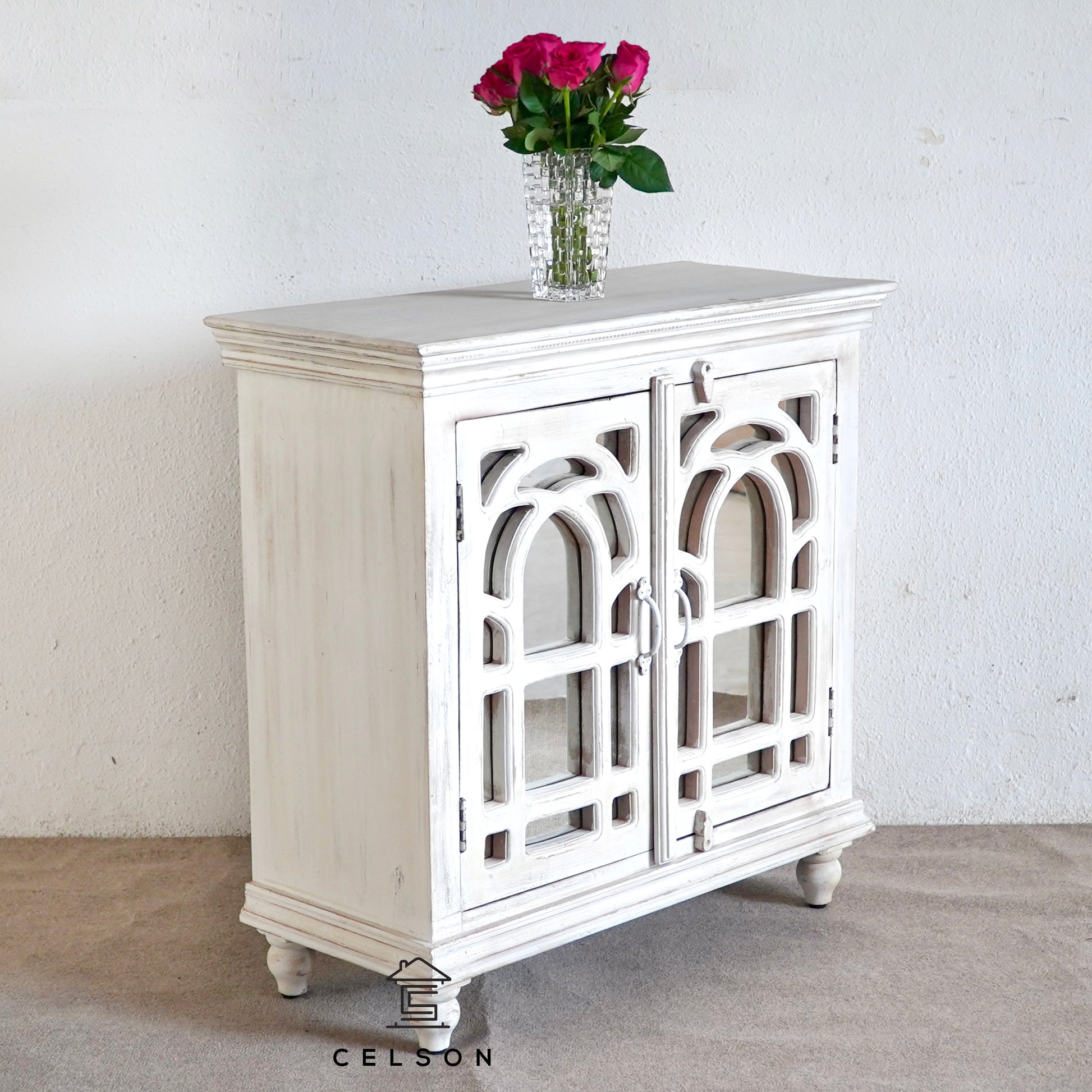 Bella Carved Wooden Chest