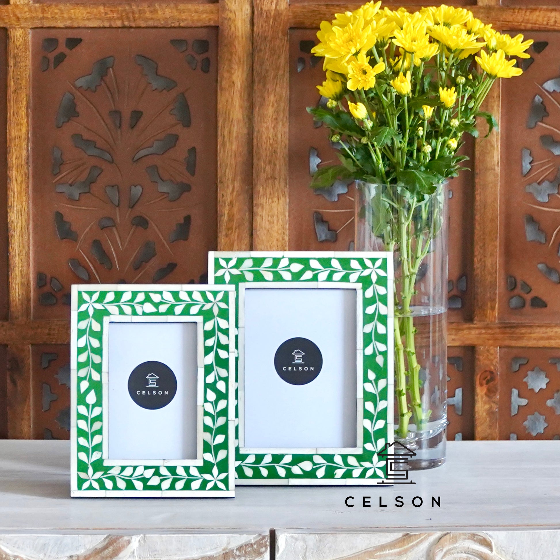 Zouk Bone Inlay Photo Frame