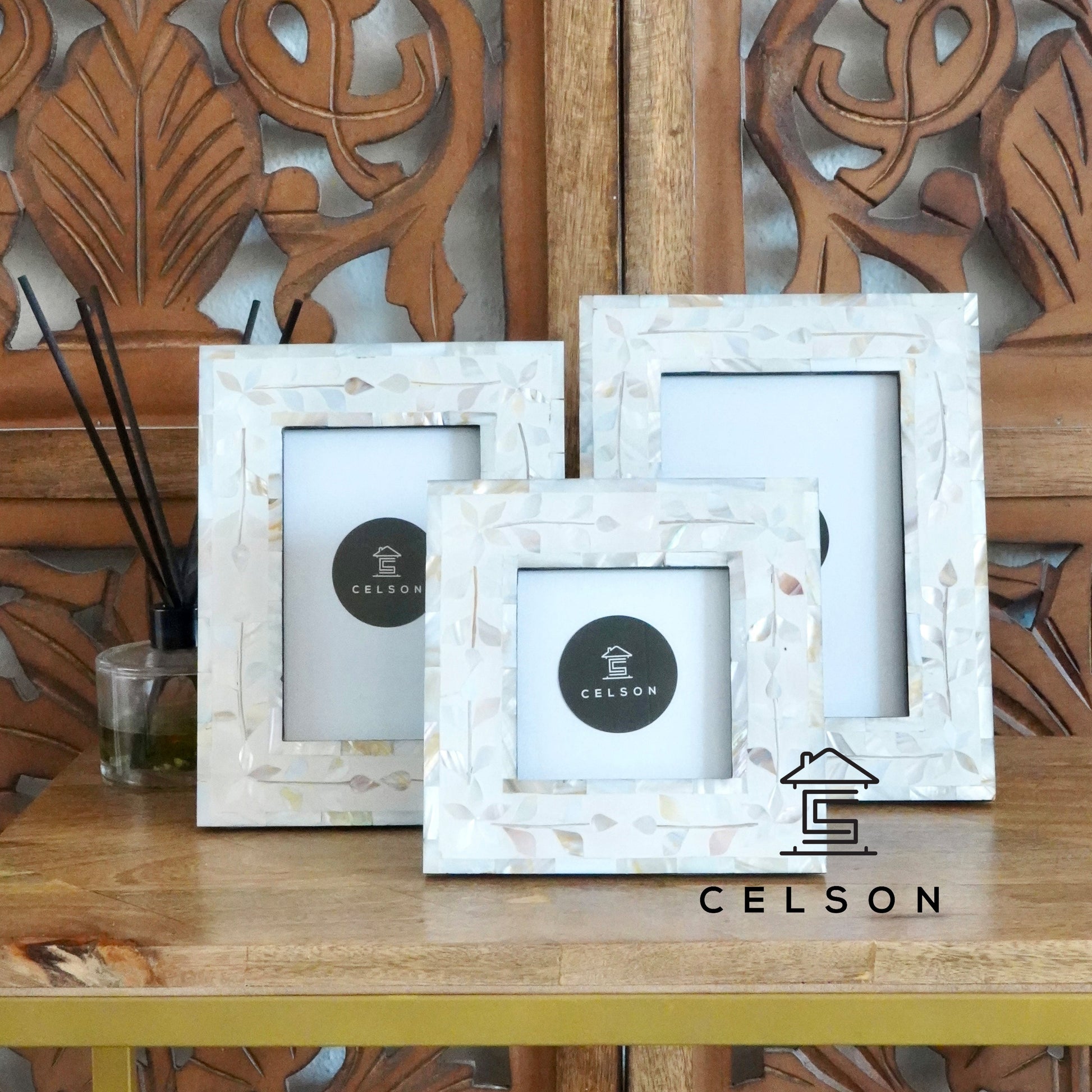 Vera Mother Of Pearl Inlay Photo Frame