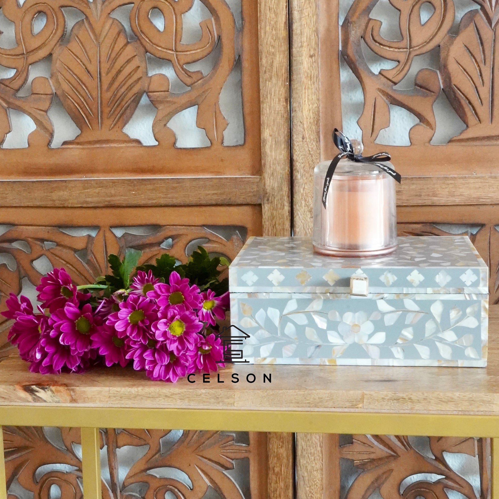 Jai Mother of Pearl Inlay Box