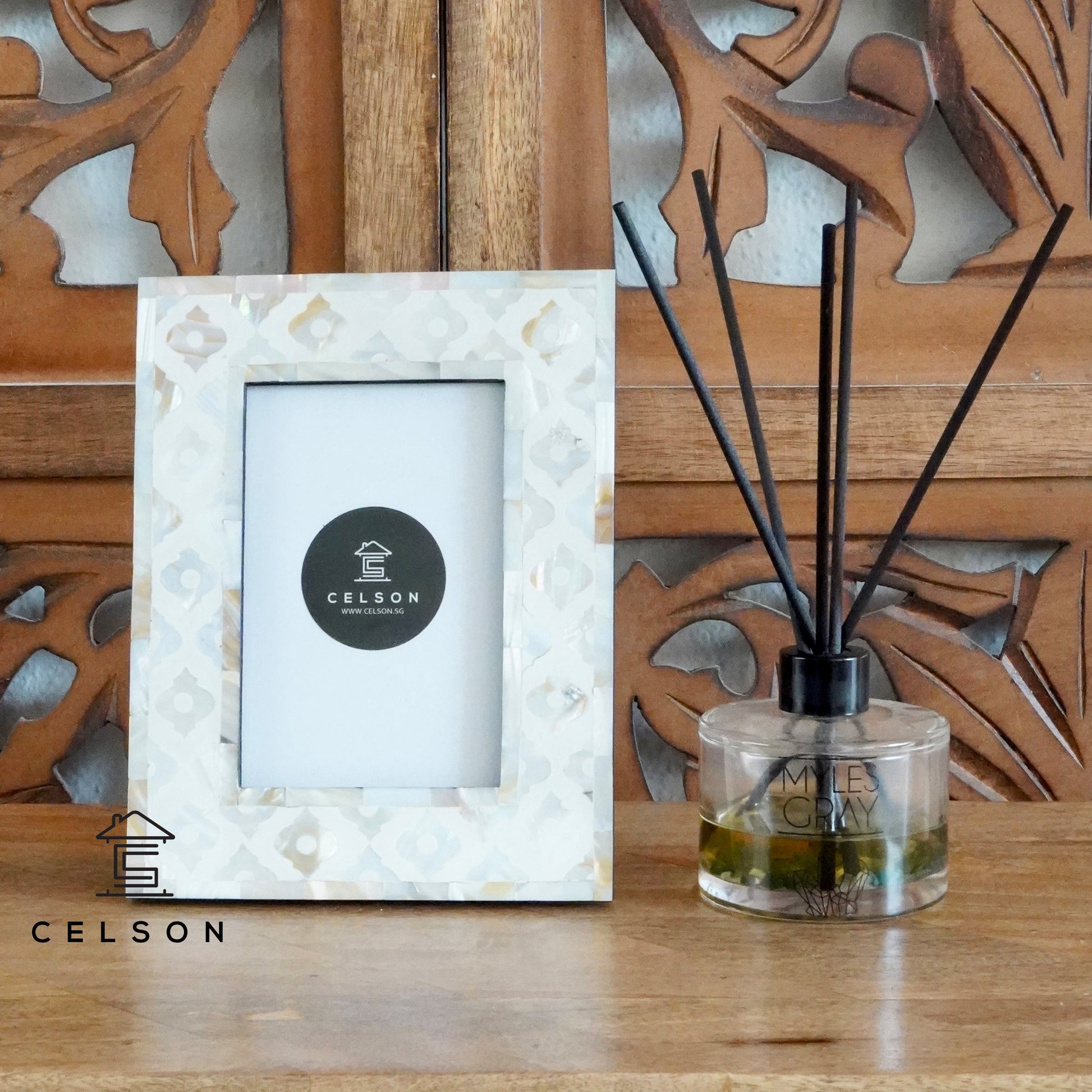Arleo Mother of Pearl Inlay Photo Frame