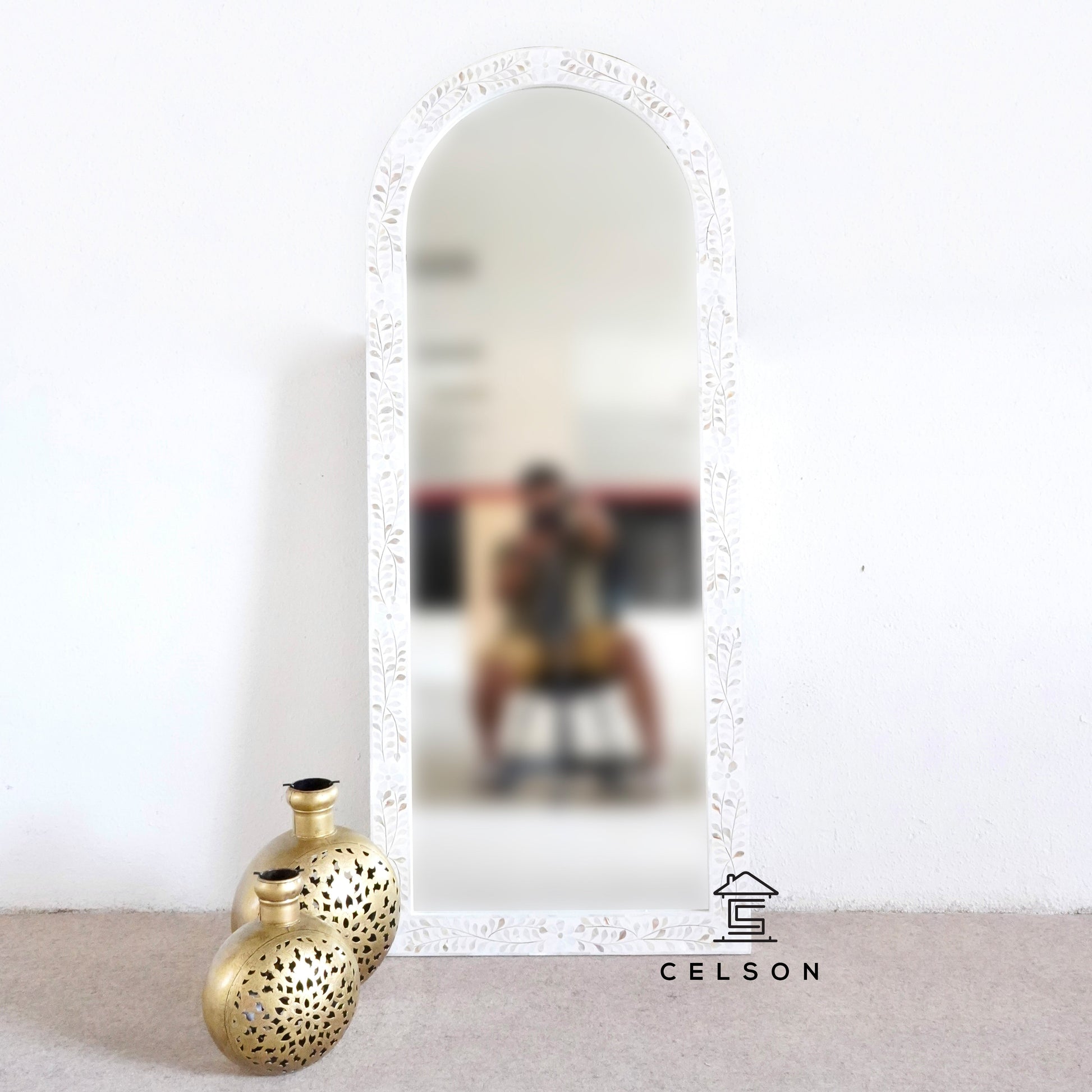 Kyro Mother of Pearl Inlay Mirror