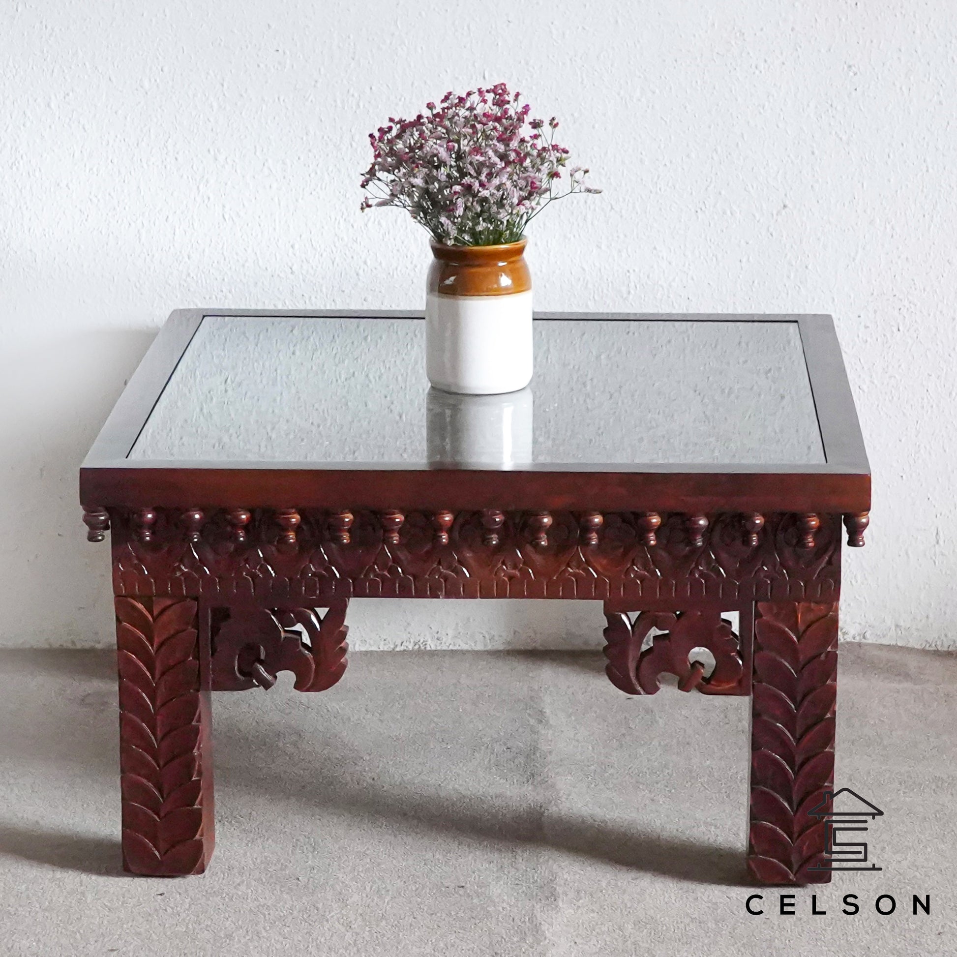 Jimmy Hand Carved Coffee Table