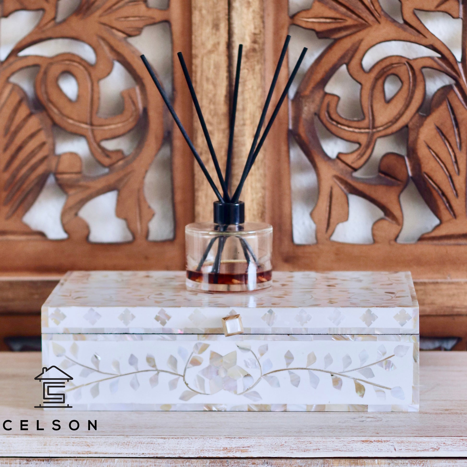 Jaren Mother of Pearl Inlay Box