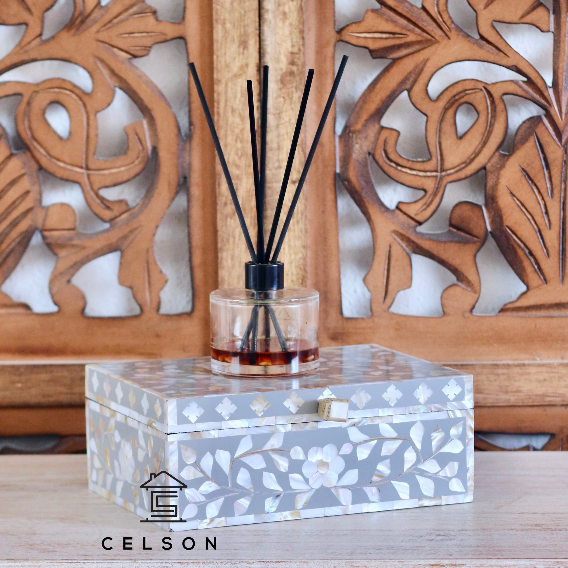 Jai Mother of Pearl Inlay Box