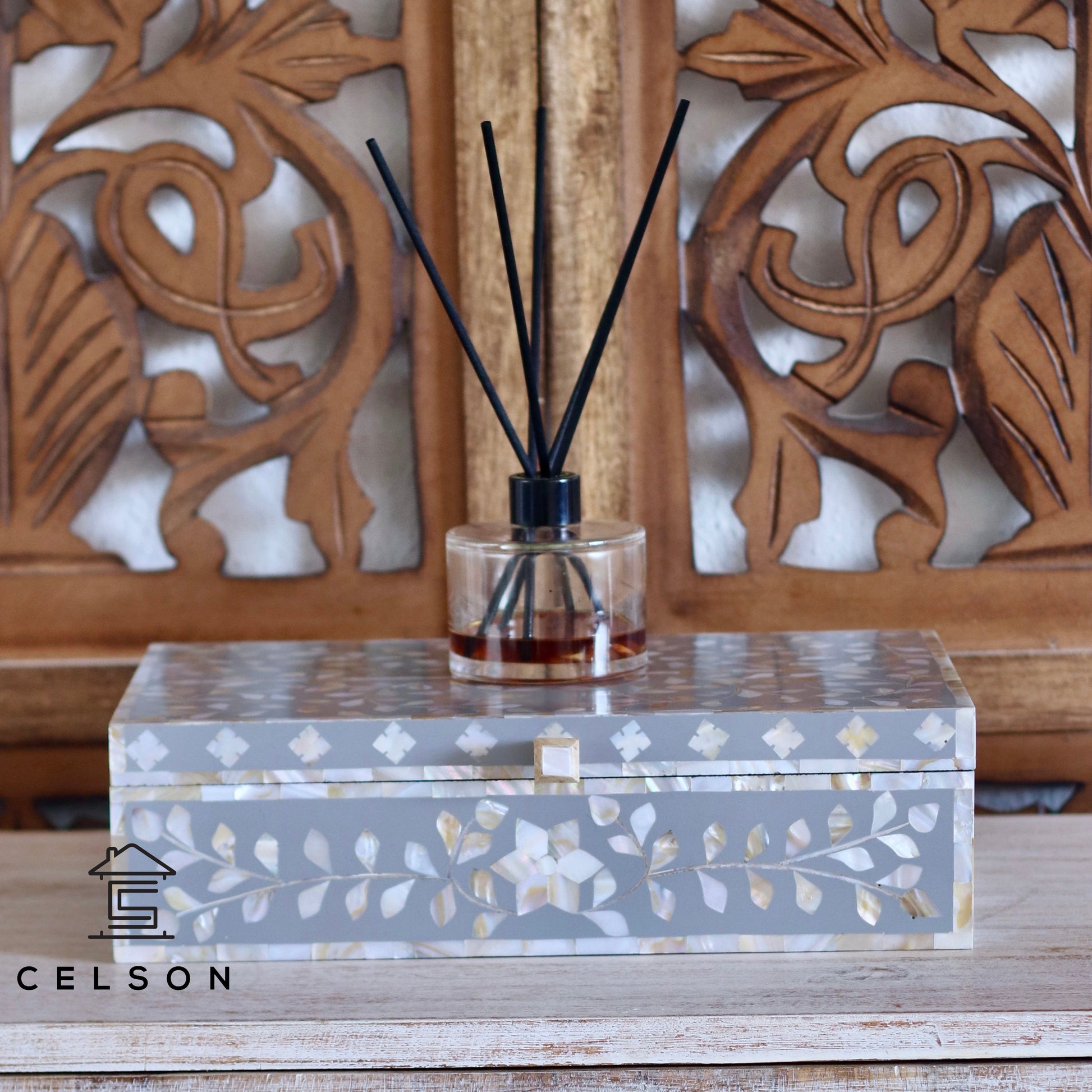 Jai Mother of Pearl Inlay Box