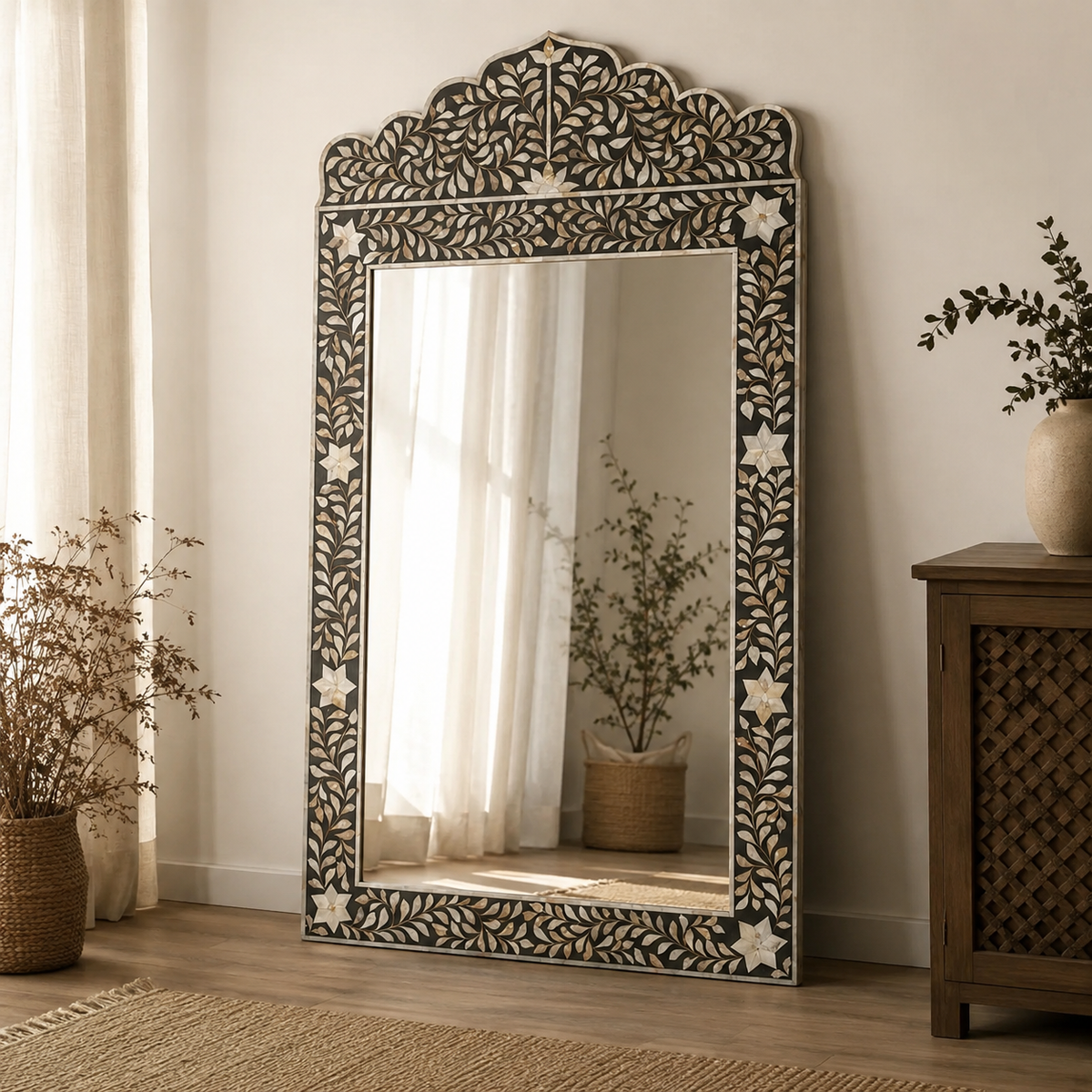 Adal Mother of Pearl Inlay Mirror